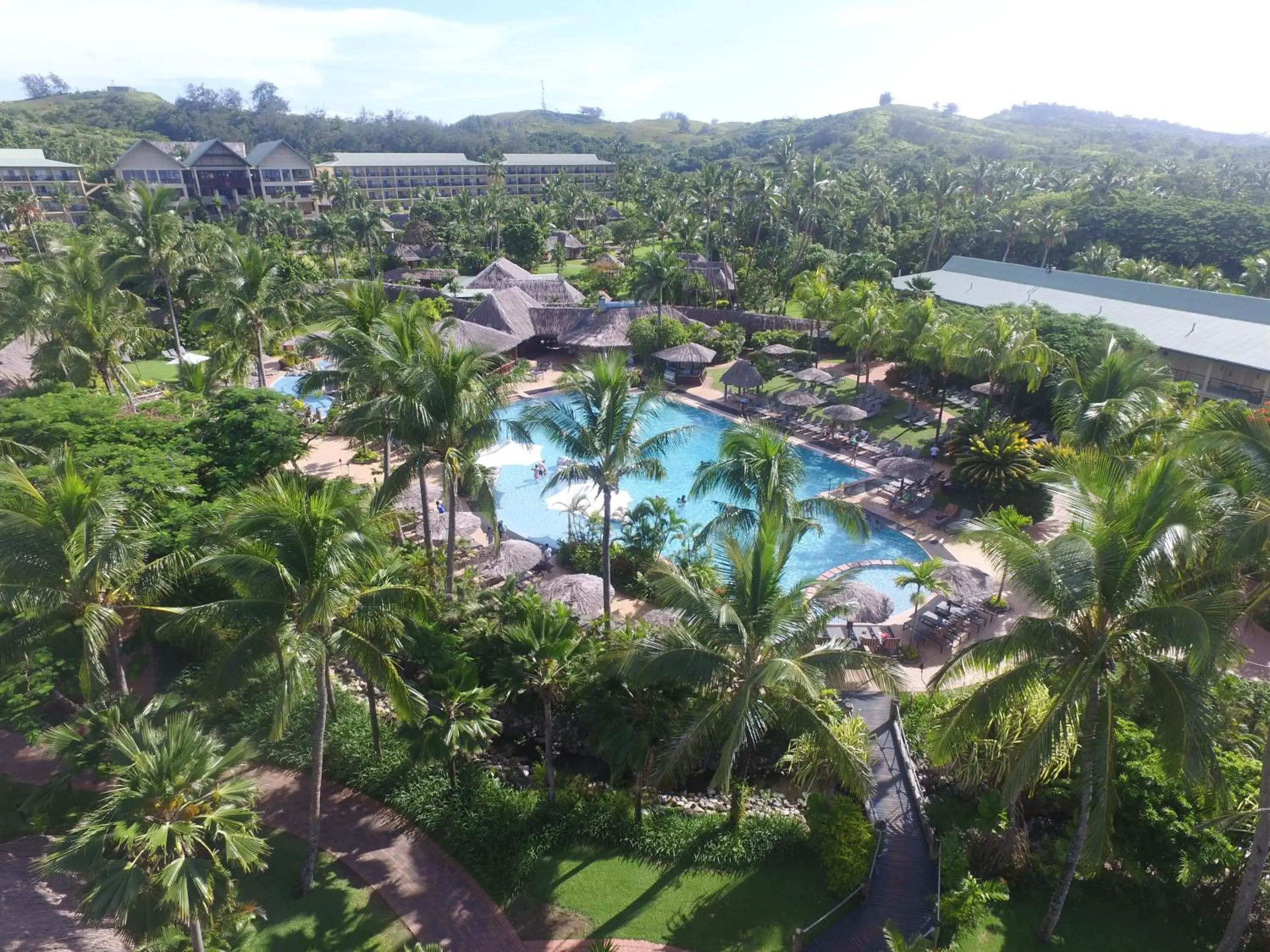 Pool View in Outrigger Fiji Beach Resort