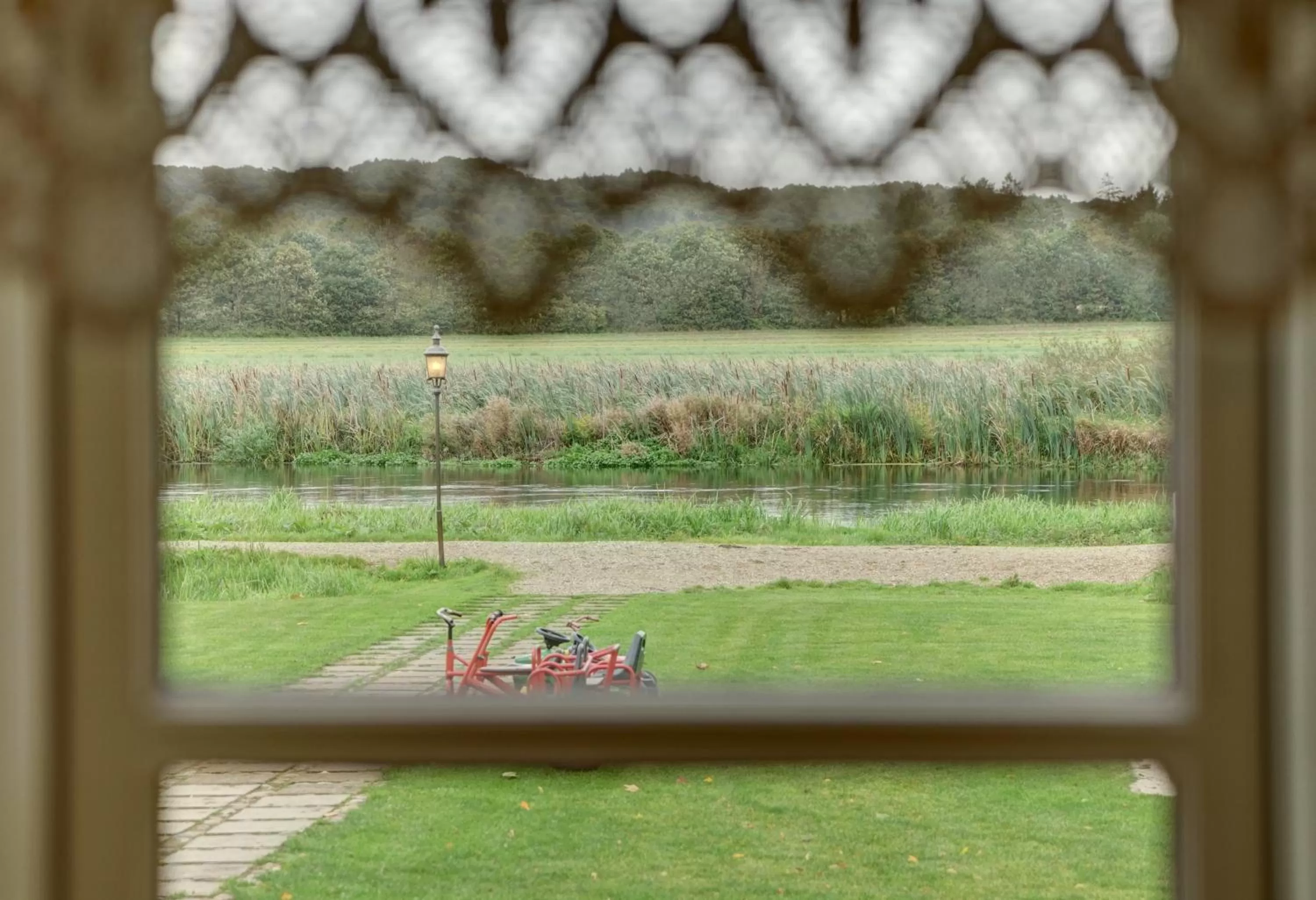 Garden view in Svostrup Kro