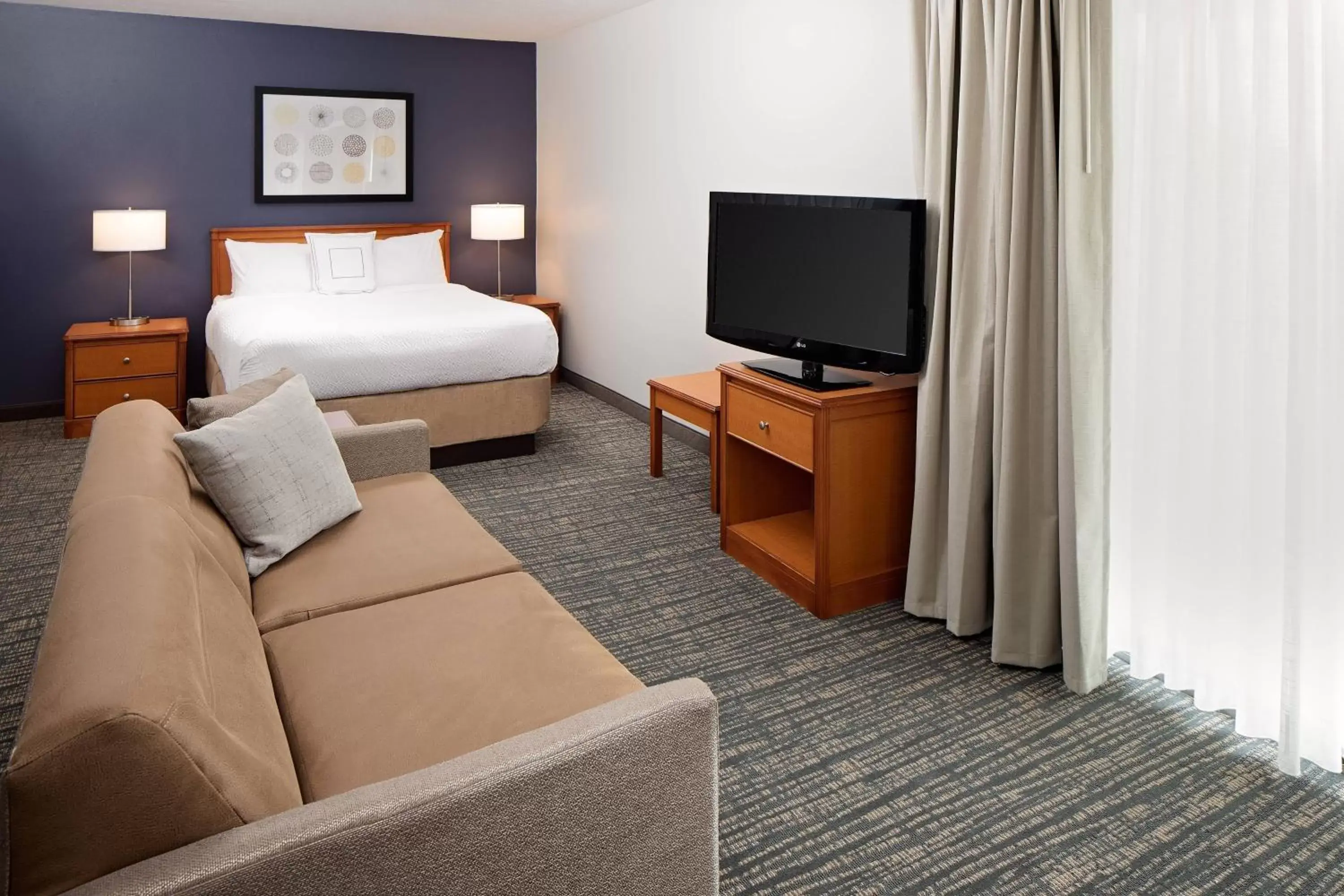 Photo of the whole room, Bed in Residence Inn Lexington North