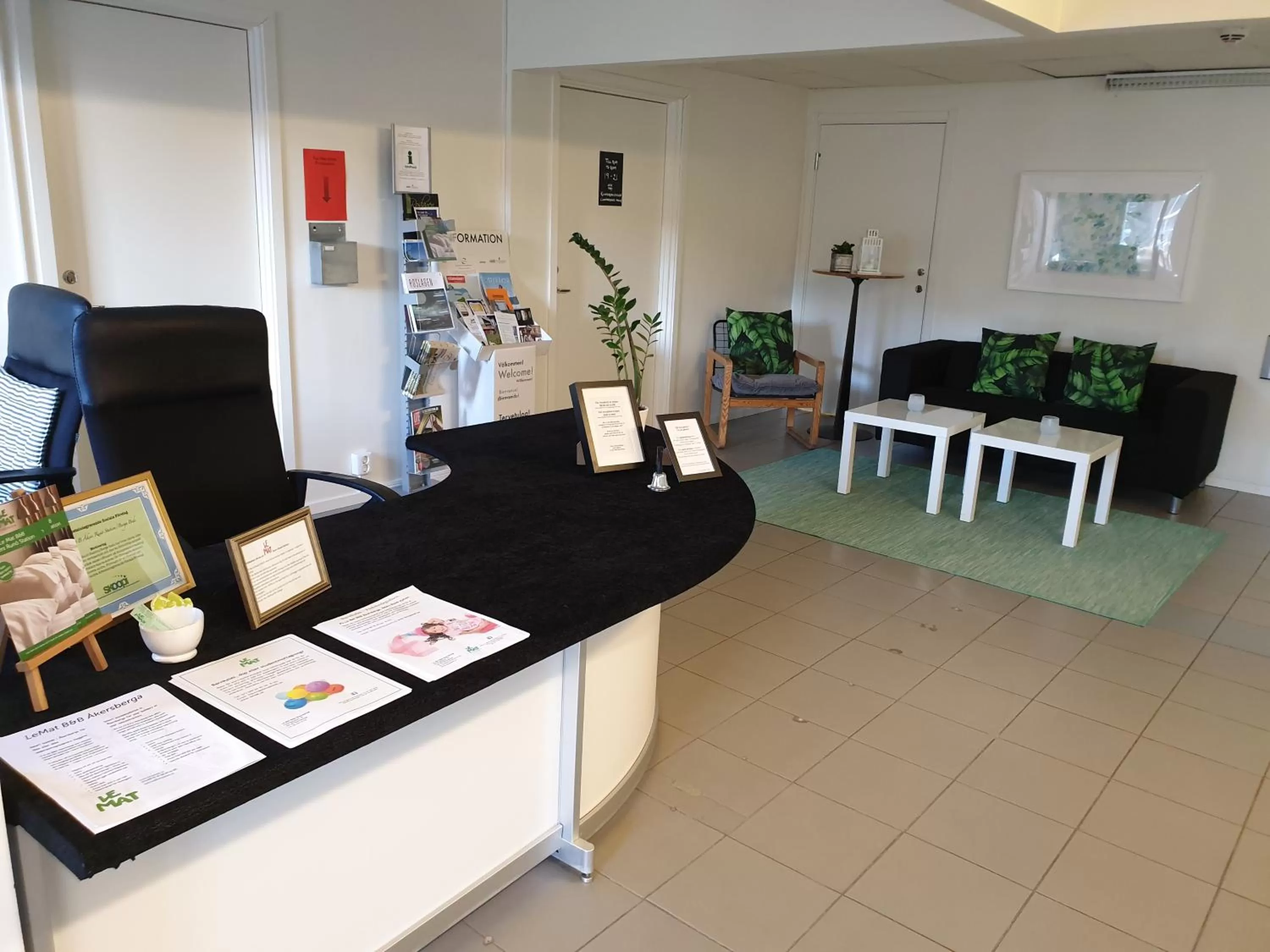 Lobby or reception, Lobby/Reception in Le Mat B&B Åkersberga