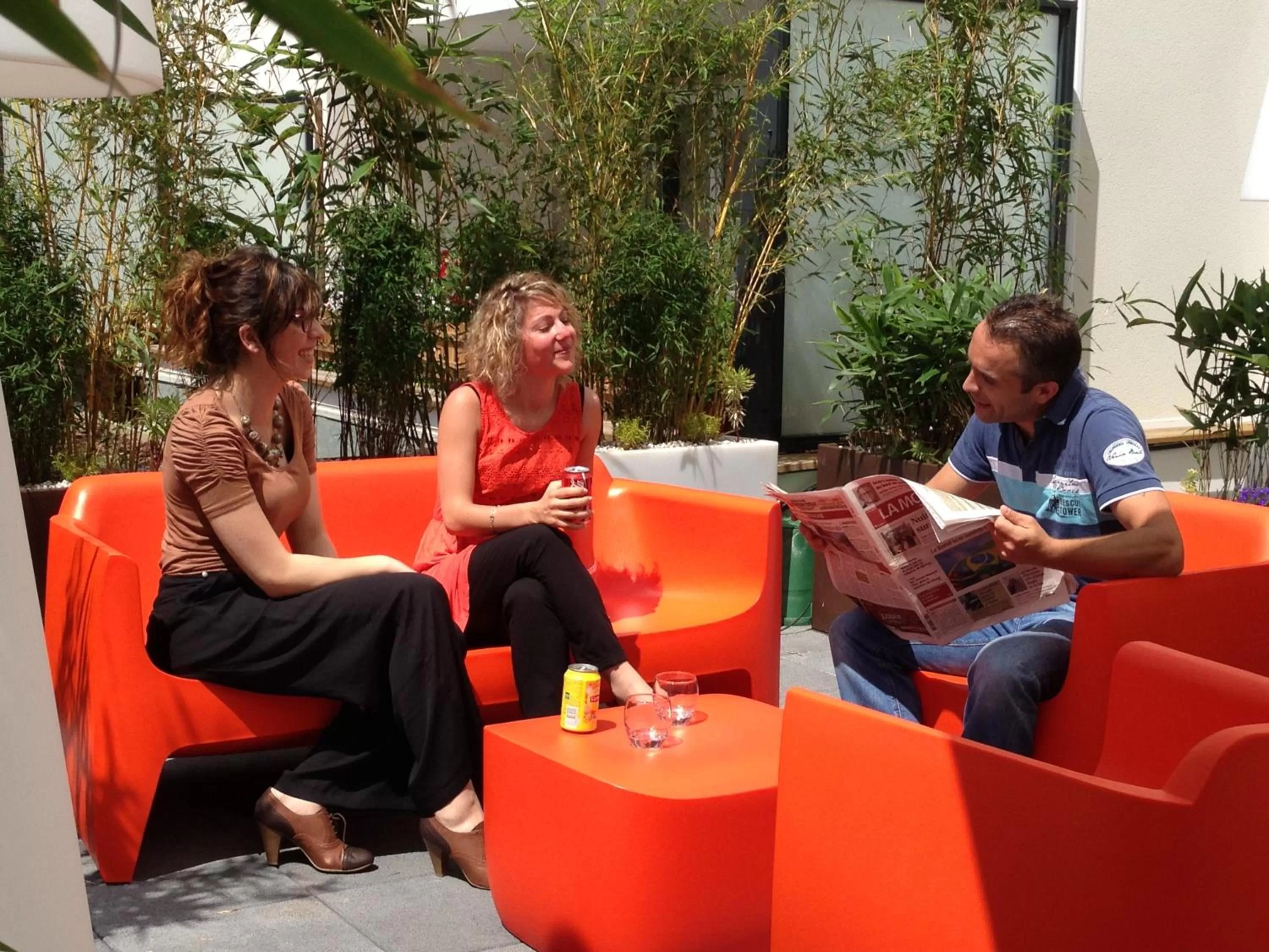 Balcony/Terrace in Apparthotel Privilodges Carré de Jaude