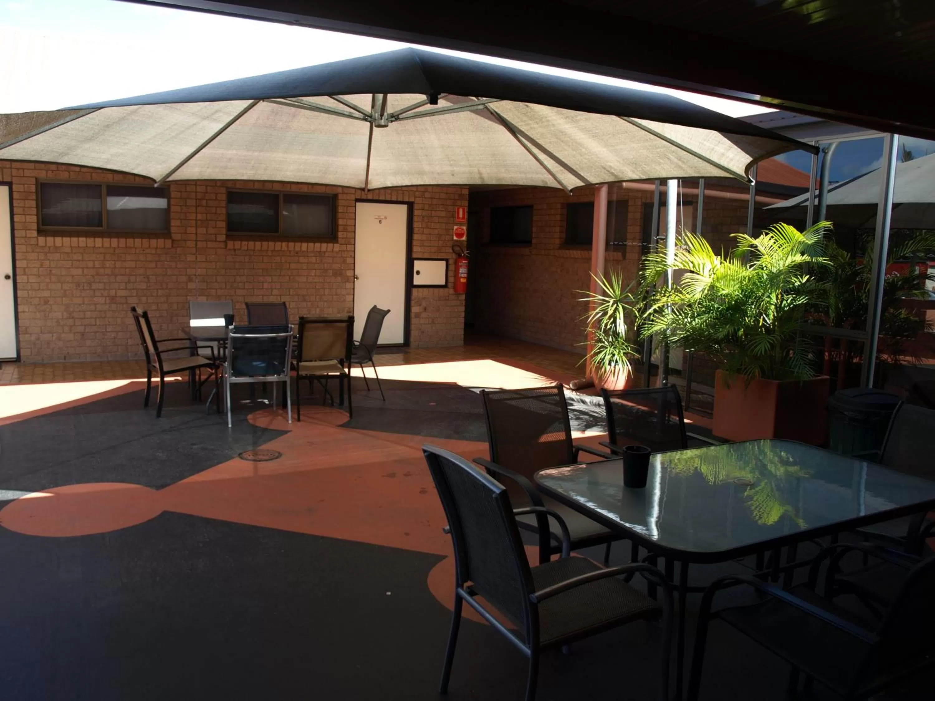 Property building in Lancaster Court Motel