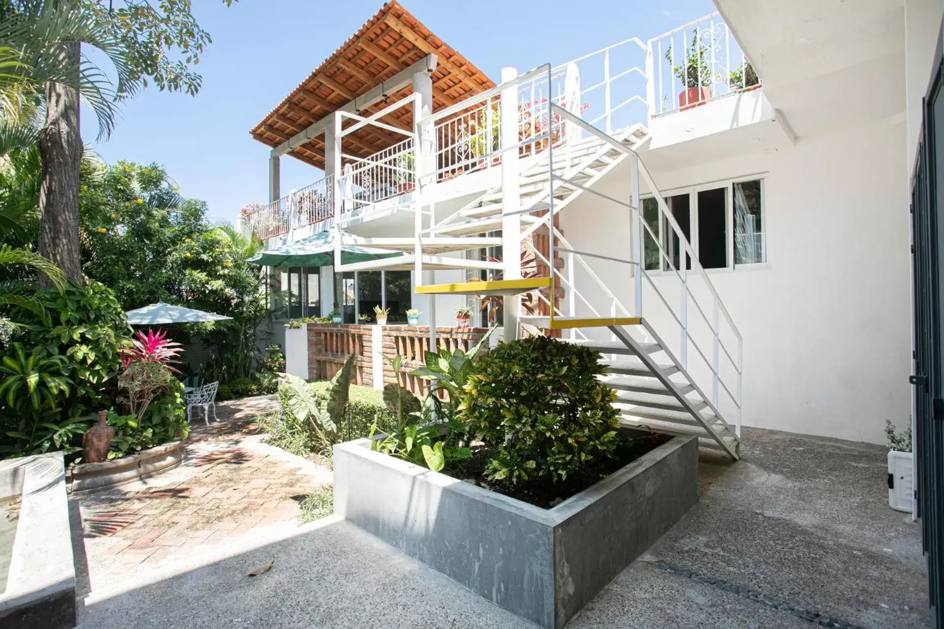 Garden view, Property Building in Casitas Miramar Puerto Vallarta Malecón