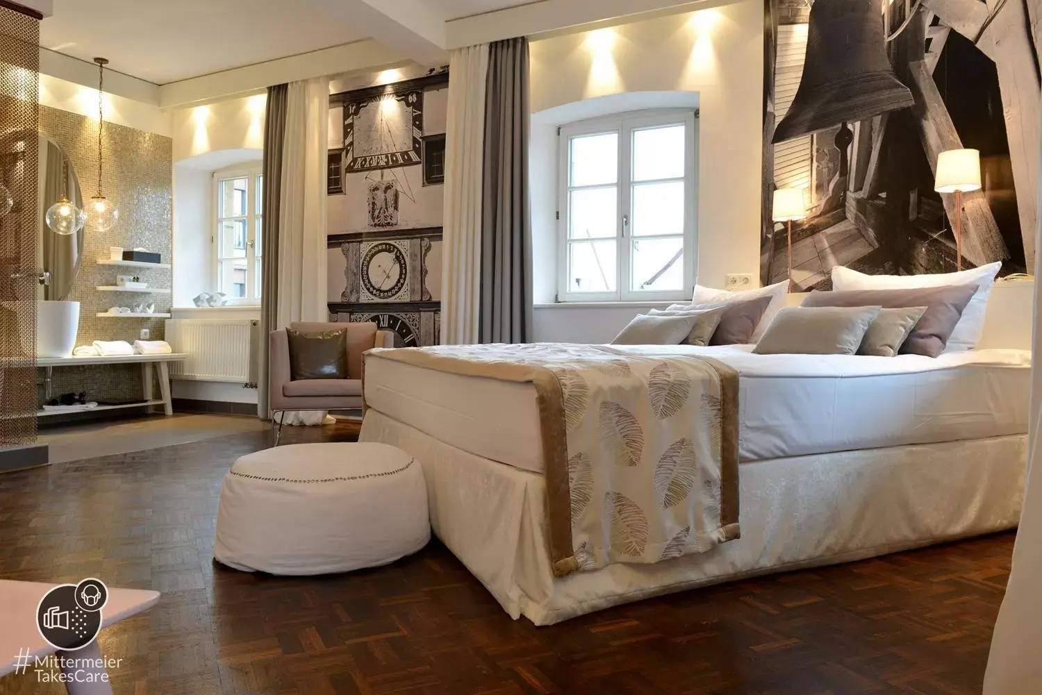 Bed in Villa Mittermeier, Hotellerie & Restaurant Bed in Villa Mittermeier, Hotellerie & Restaurant