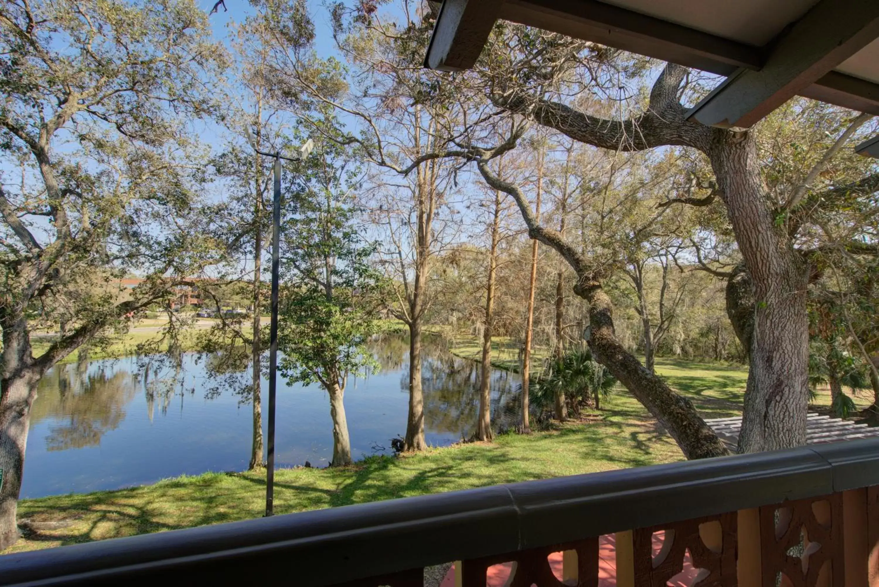 View (from property/room), Balcony/Terrace in Clarion Pointe Tampa East near Fairgrounds and Casino