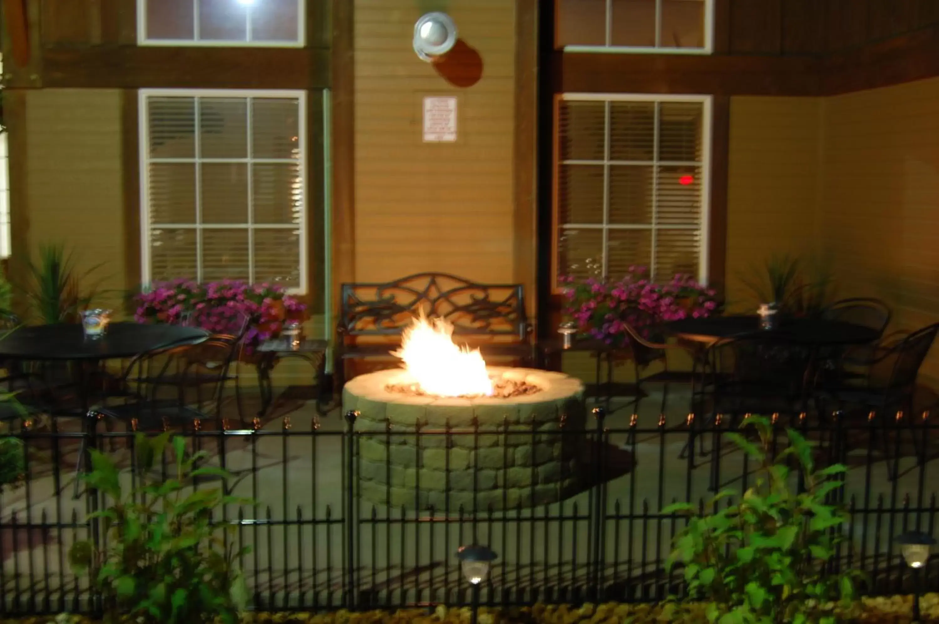 Patio in Kelly Inn West Yellowstone