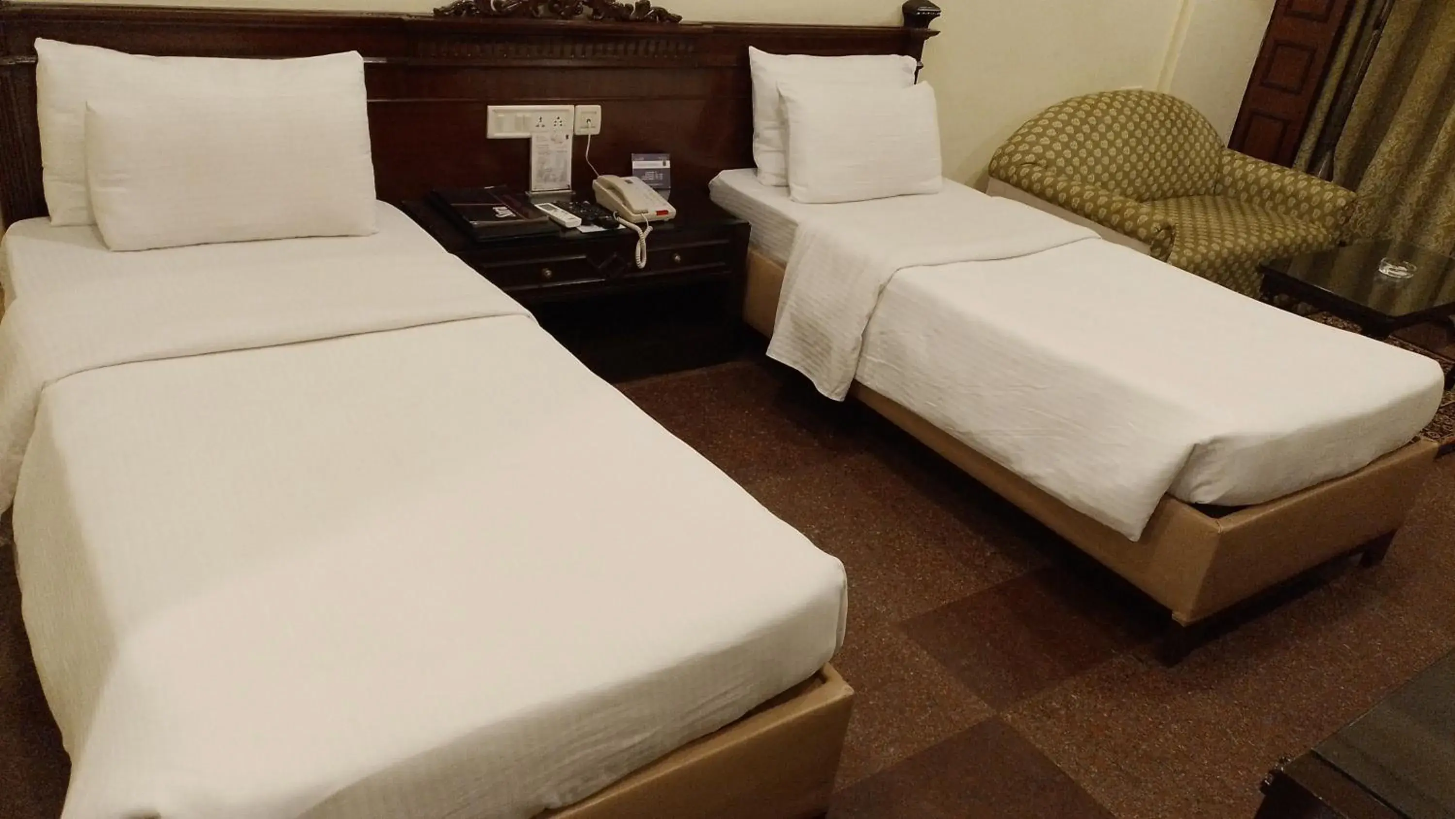 Bed in Empires Hotel