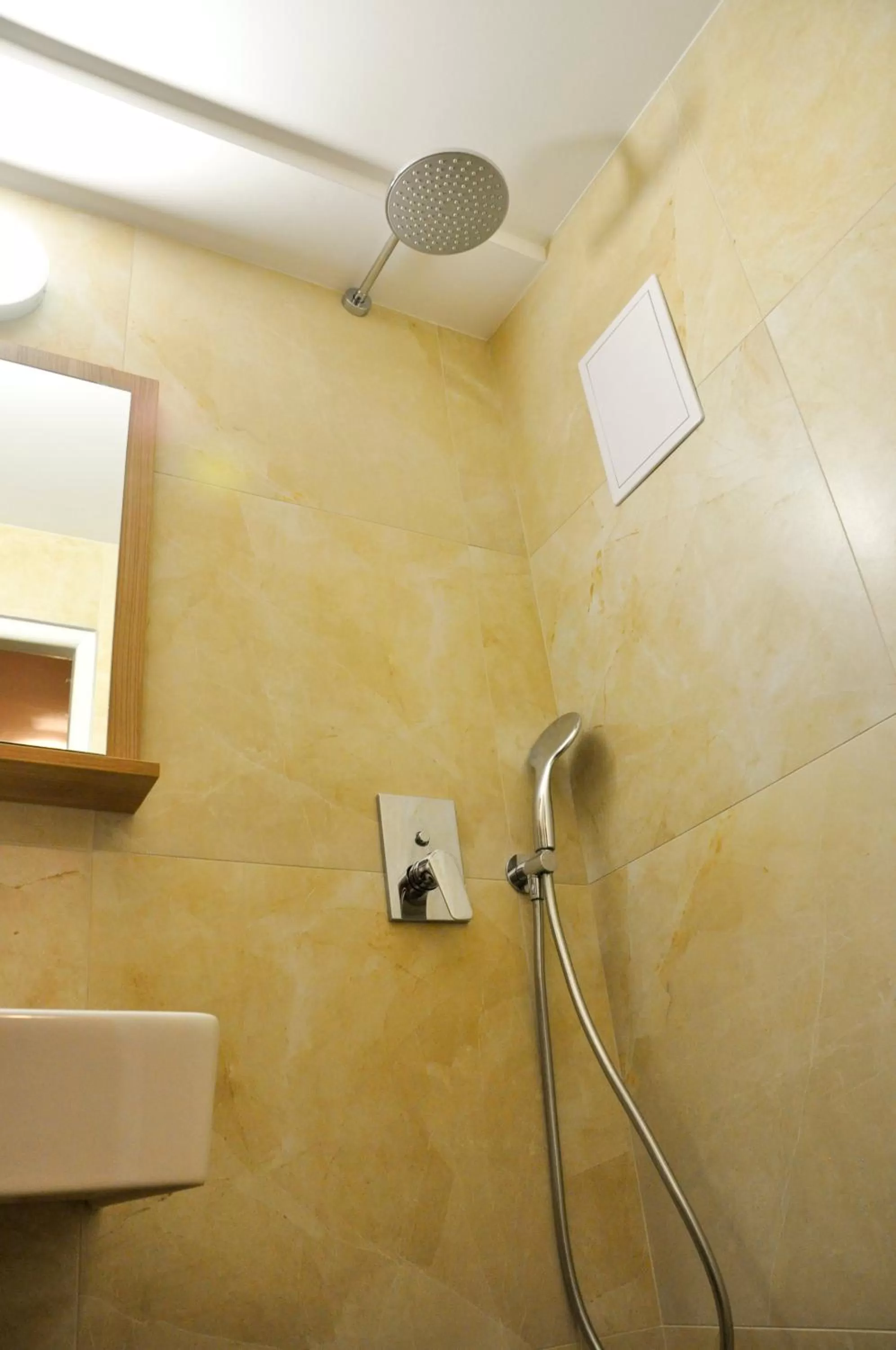 Shower in Hotel Garni