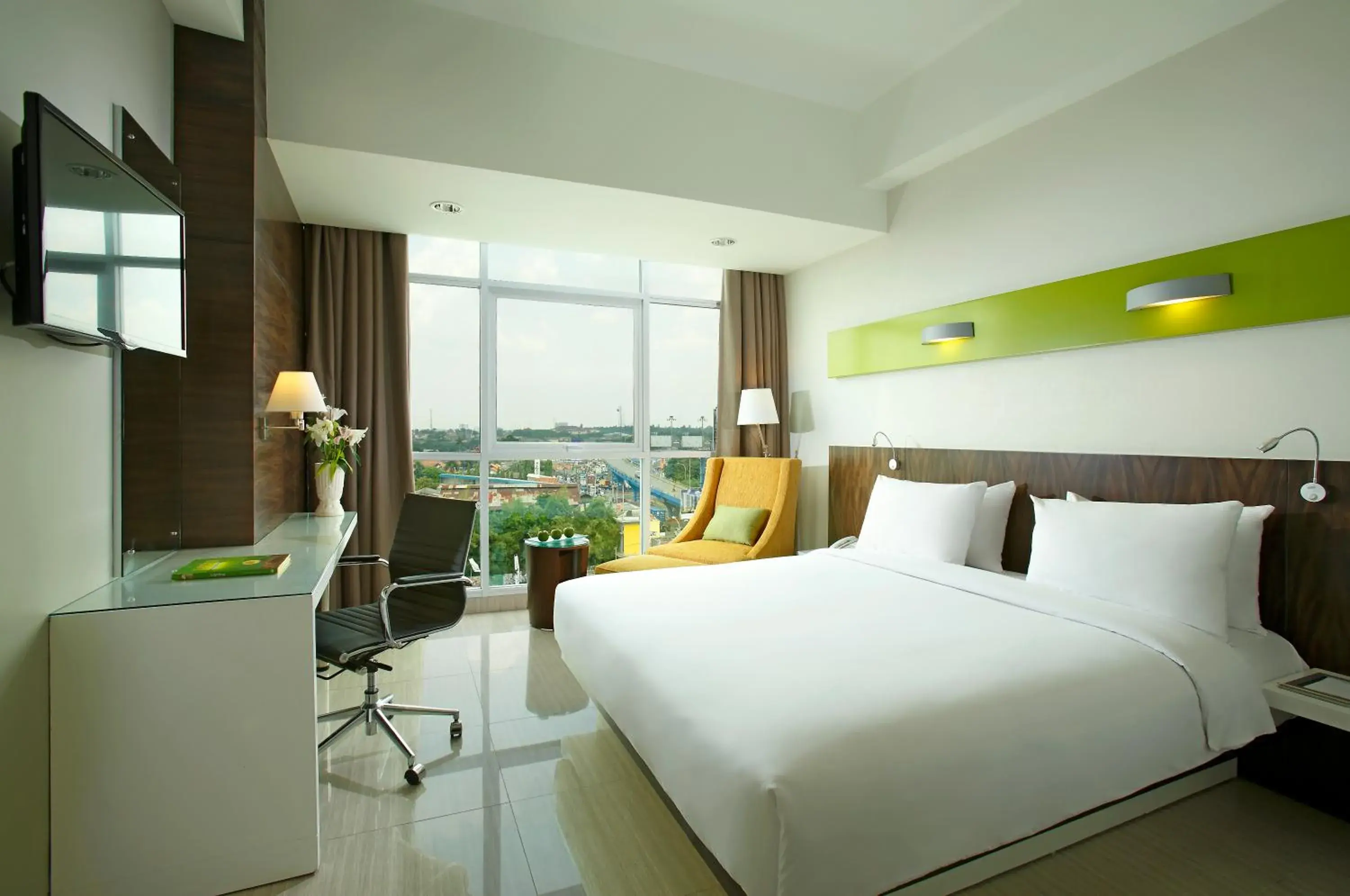 Bedroom in Hotel Santika Cikarang