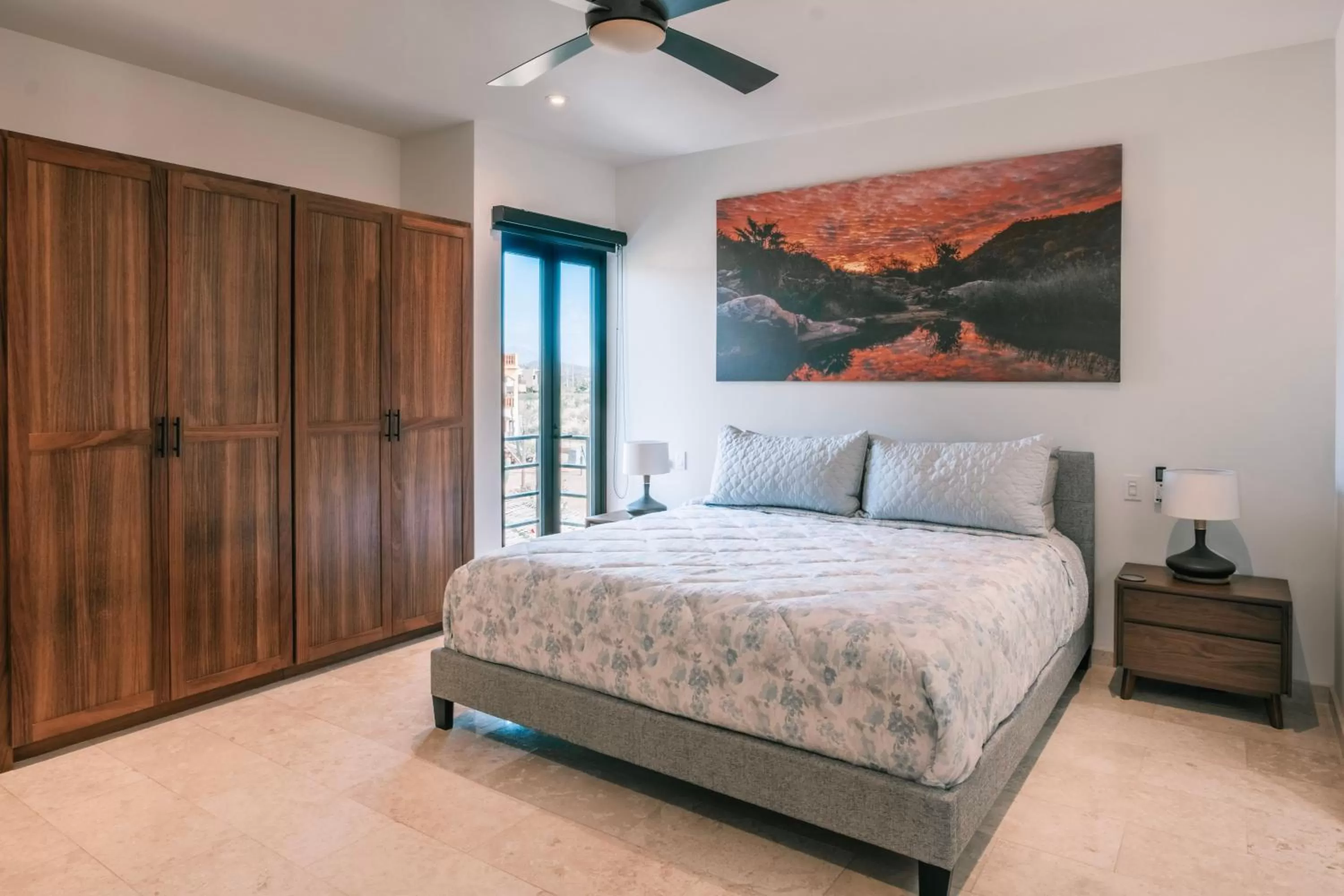 Bed in Cerritos Surf Residences