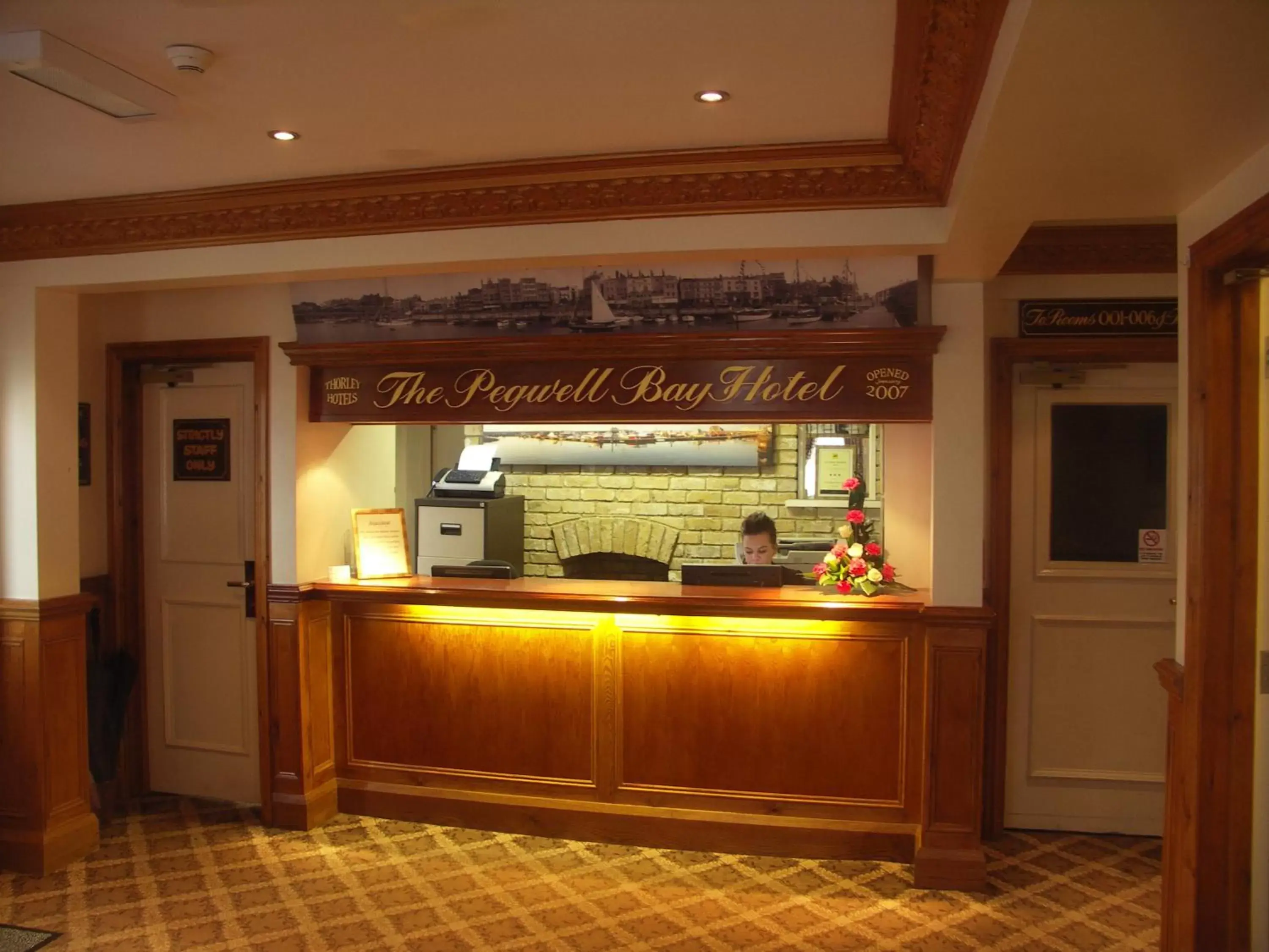 Lobby or reception in The Pegwell Bay Hotel