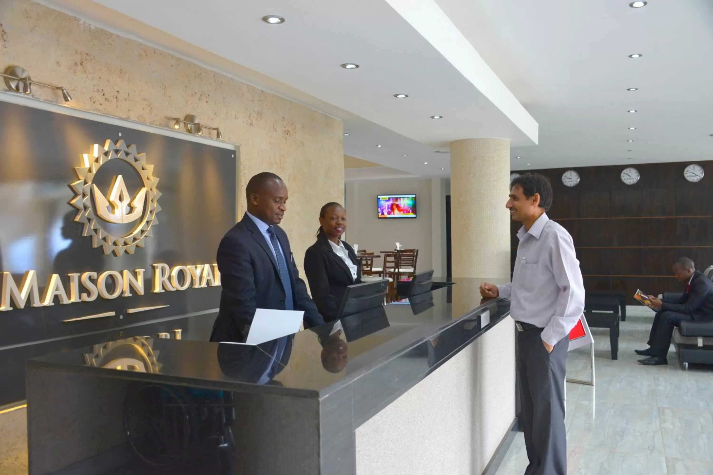 Lobby or reception in La Maison Royale