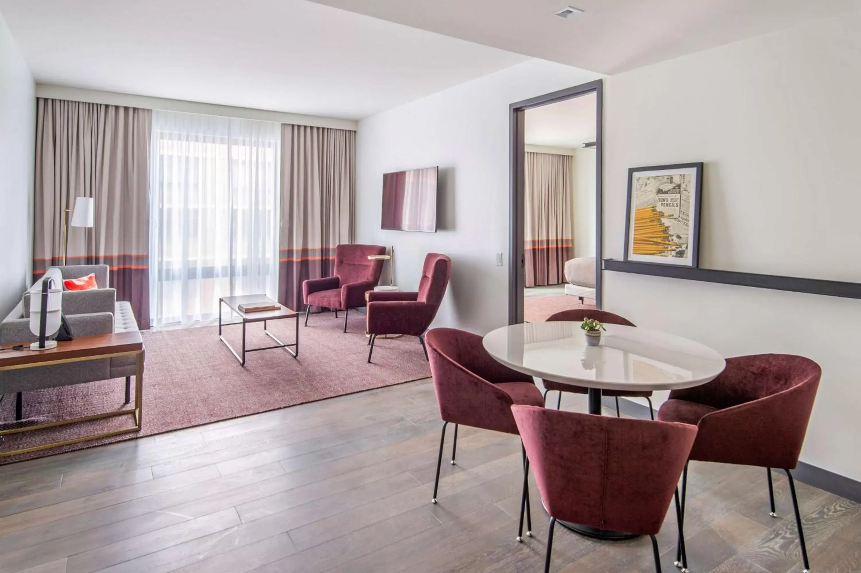 Living room, Seating Area in Canopy By Hilton Jersey City Arts District