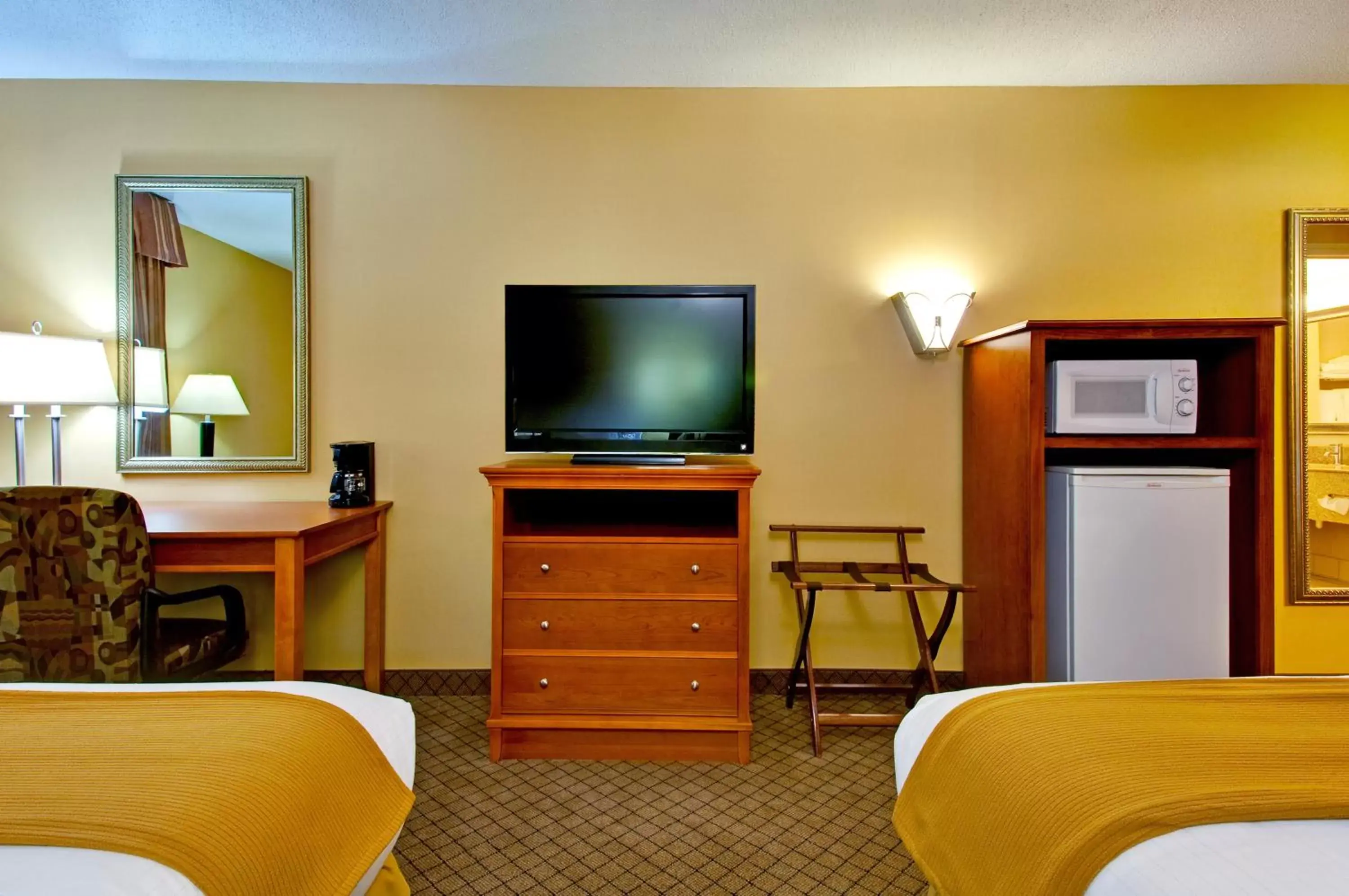 Decorative detail, TV/Entertainment Center in Holiday Inn Express Hurricane Mills Waverly, an IHG Hotel