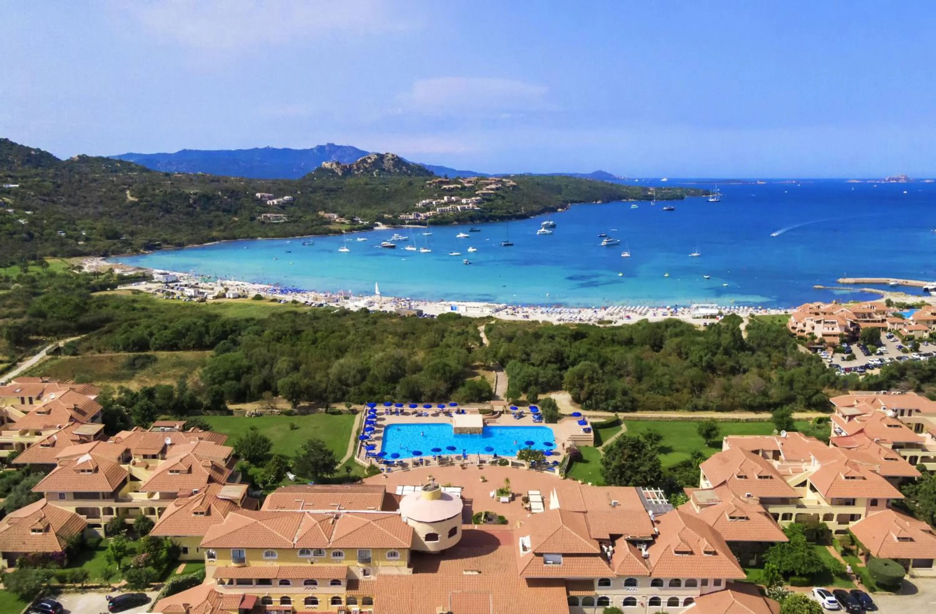Bird's eye view in Colonna Beach Hotel Marinella