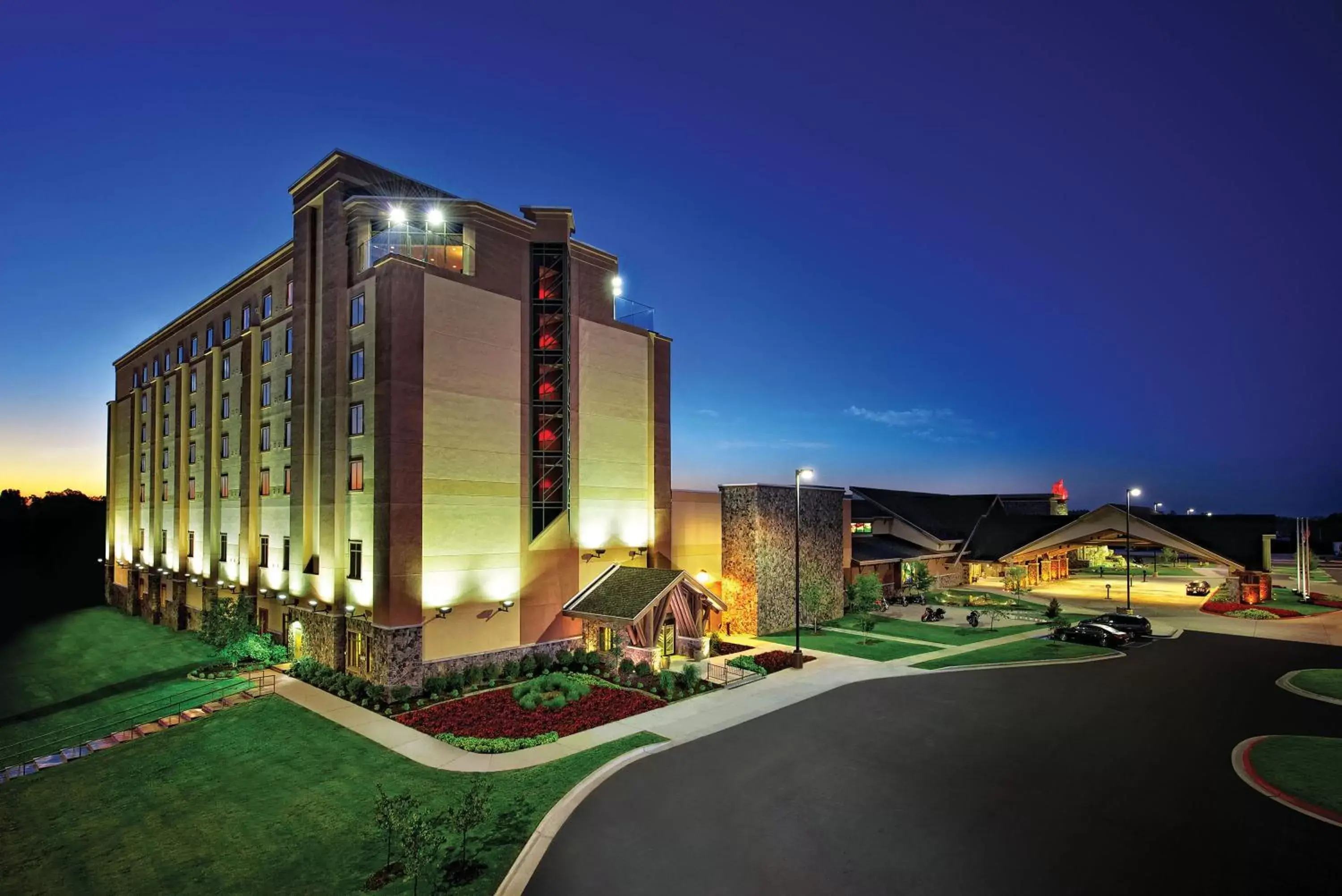 Bird's eye view, Property Building in Cherokee Casino West Siloam Springs Resort