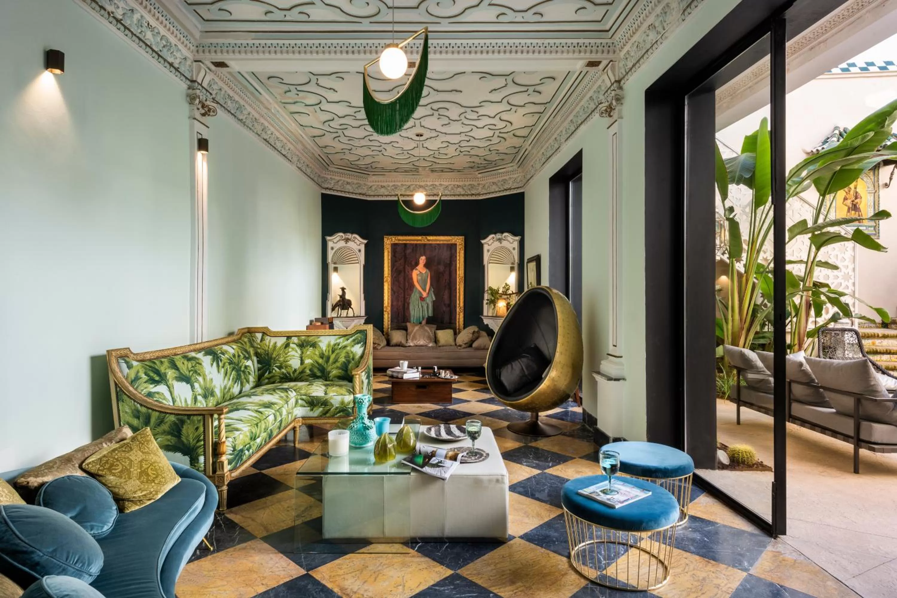 Living room, Seating Area in Pájaro Rebelde