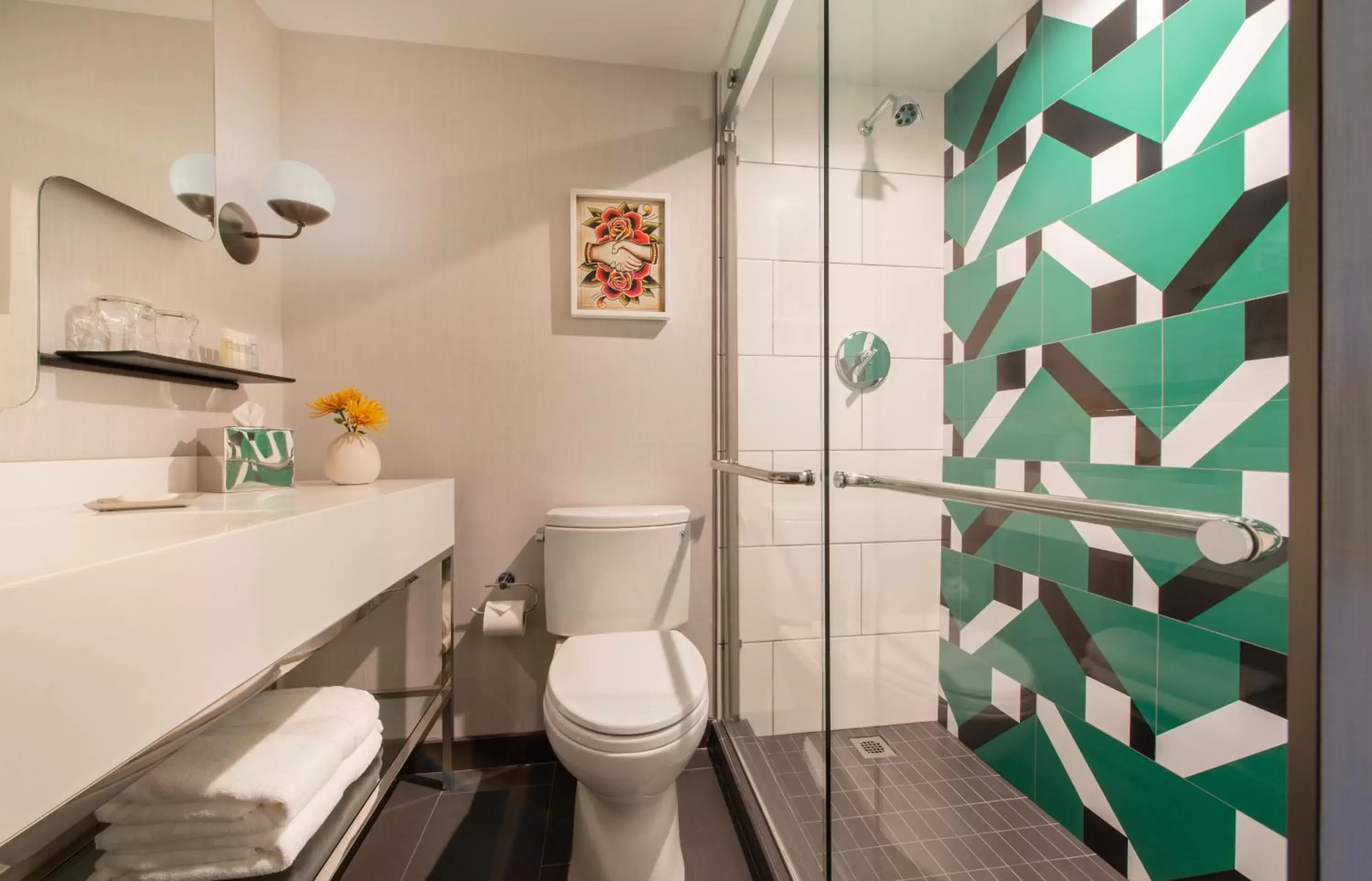 Bathroom in The Darcy Hotel, Washington DC Bathroom in The Darcy Hotel, Washington DC