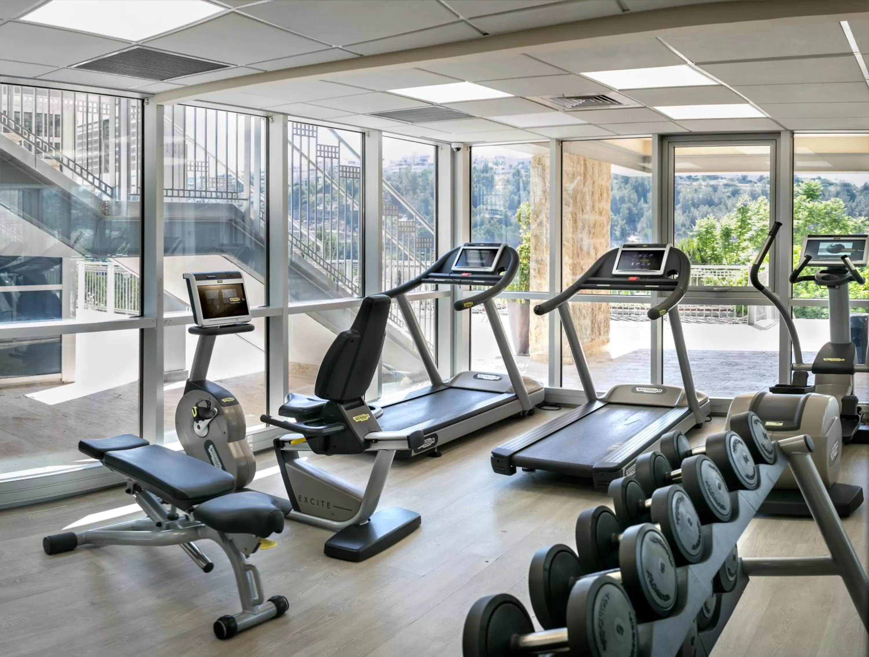 Fitness centre/facilities in Hotel Yehuda