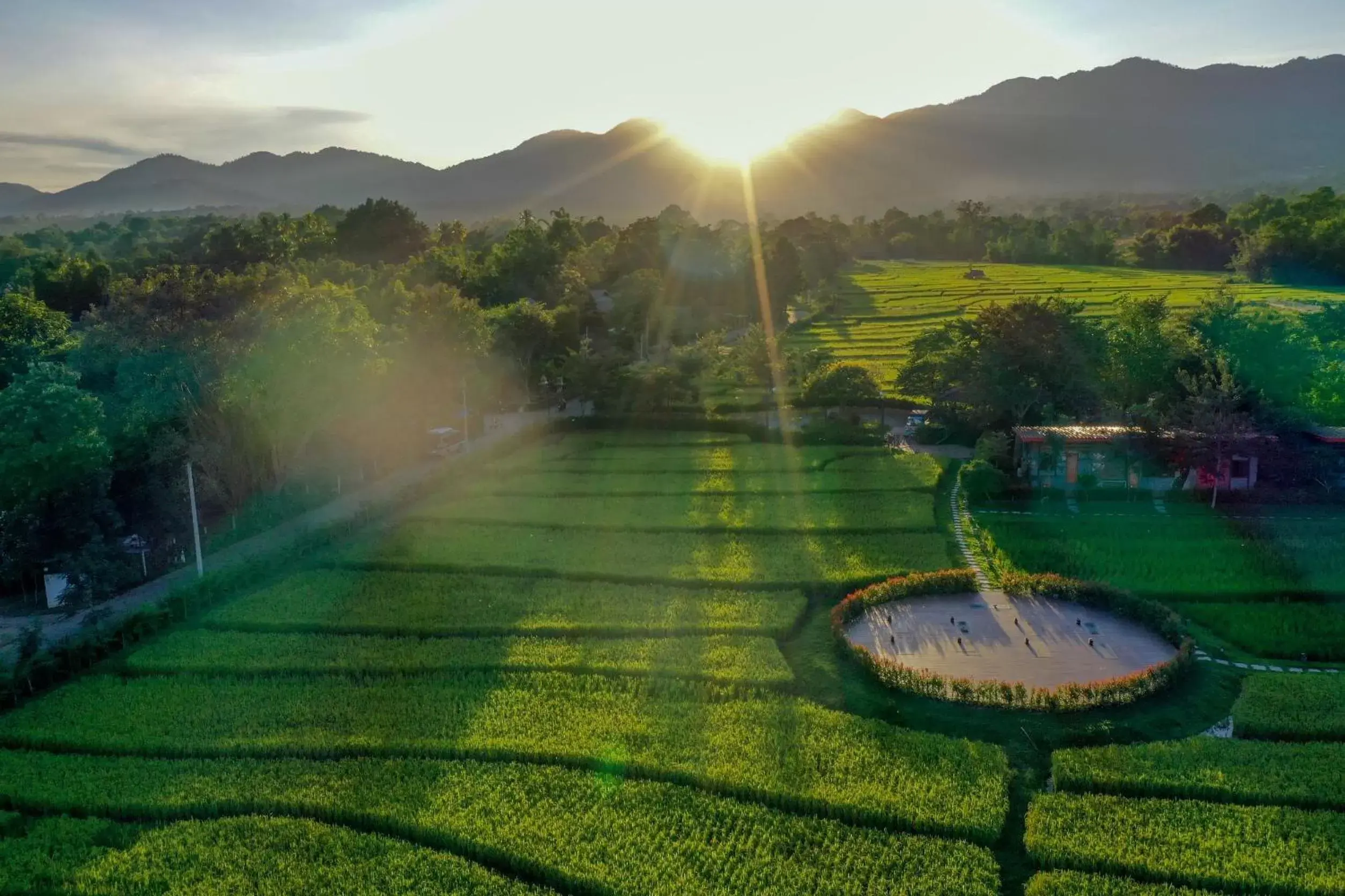 Garden in Kirina Wellness in the Valley