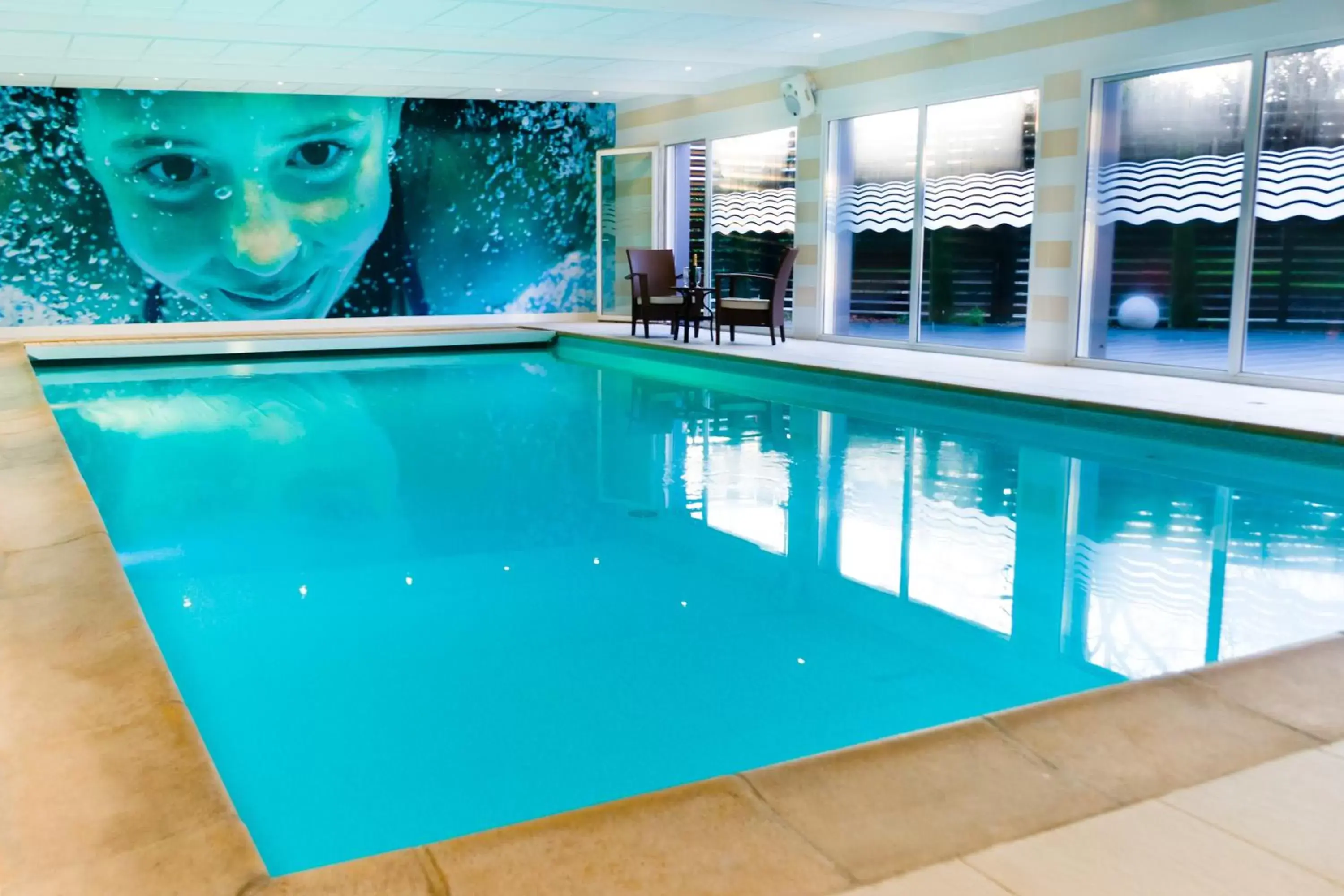 Swimming Pool in Brit Hotel Saint Brieuc