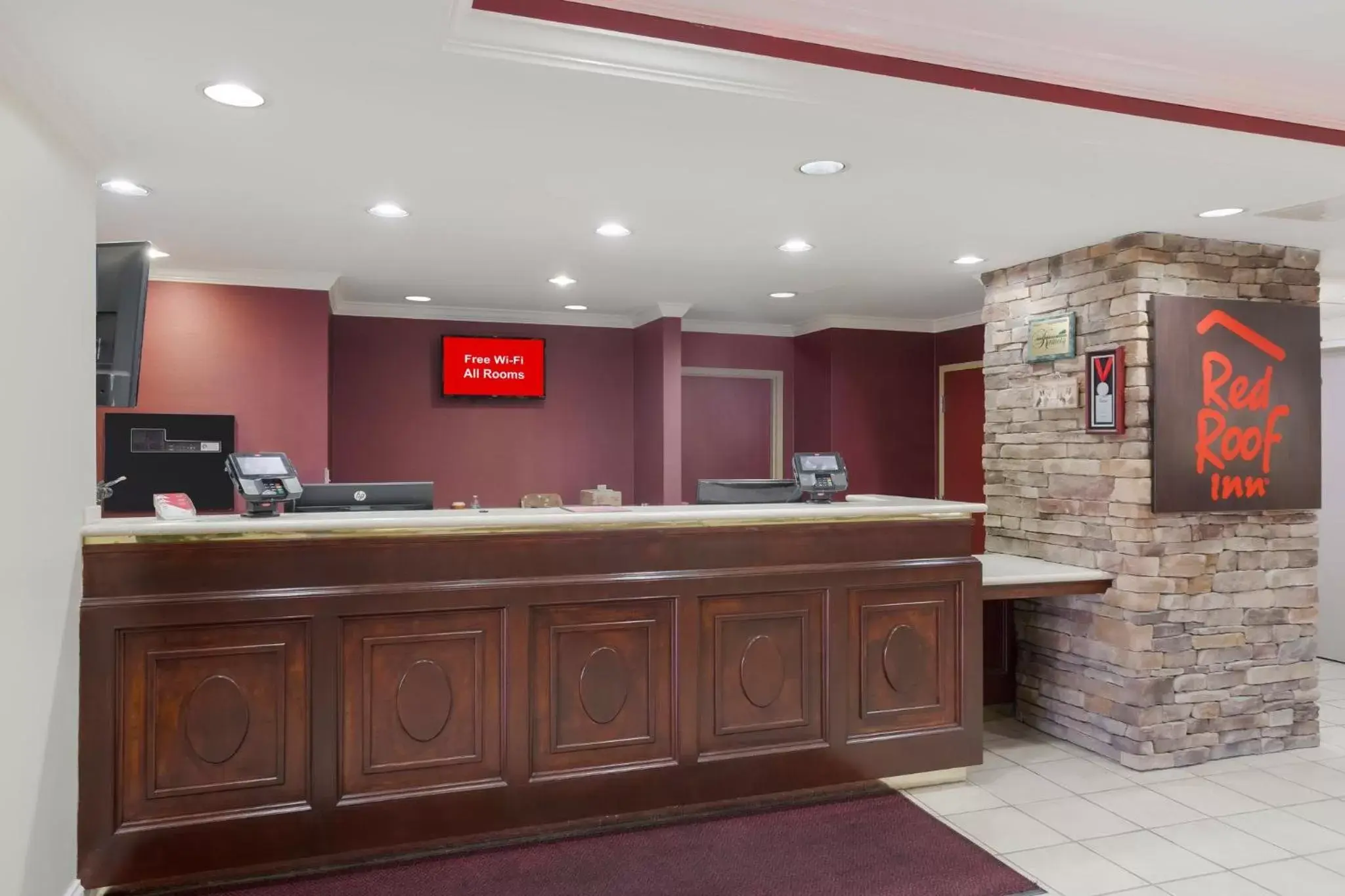 Lobby or reception, Lobby/Reception in Red Roof Inn London I-75