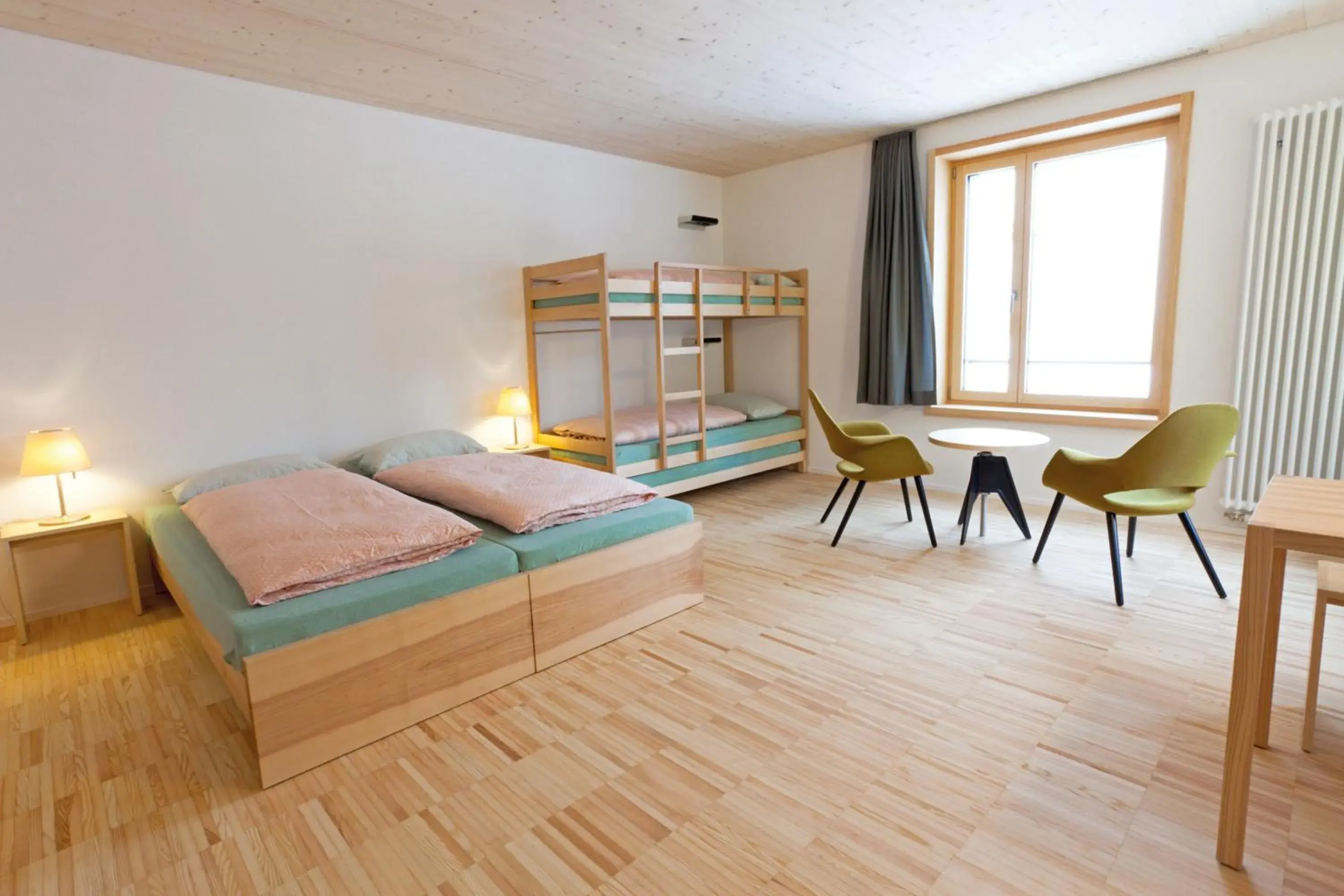 Bed in St. Moritz Youth Hostel