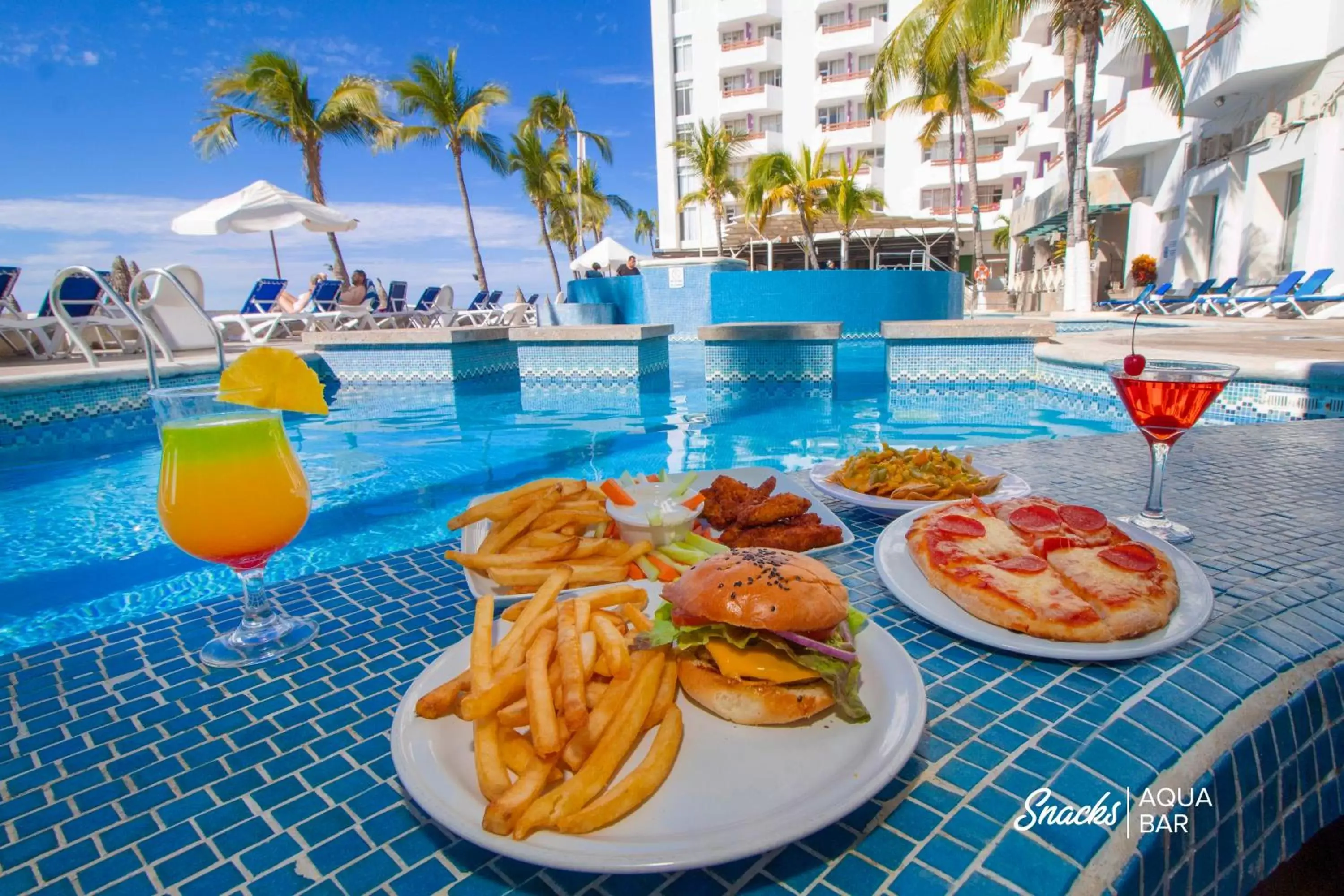 Food and drinks, Swimming Pool in Oceano Palace