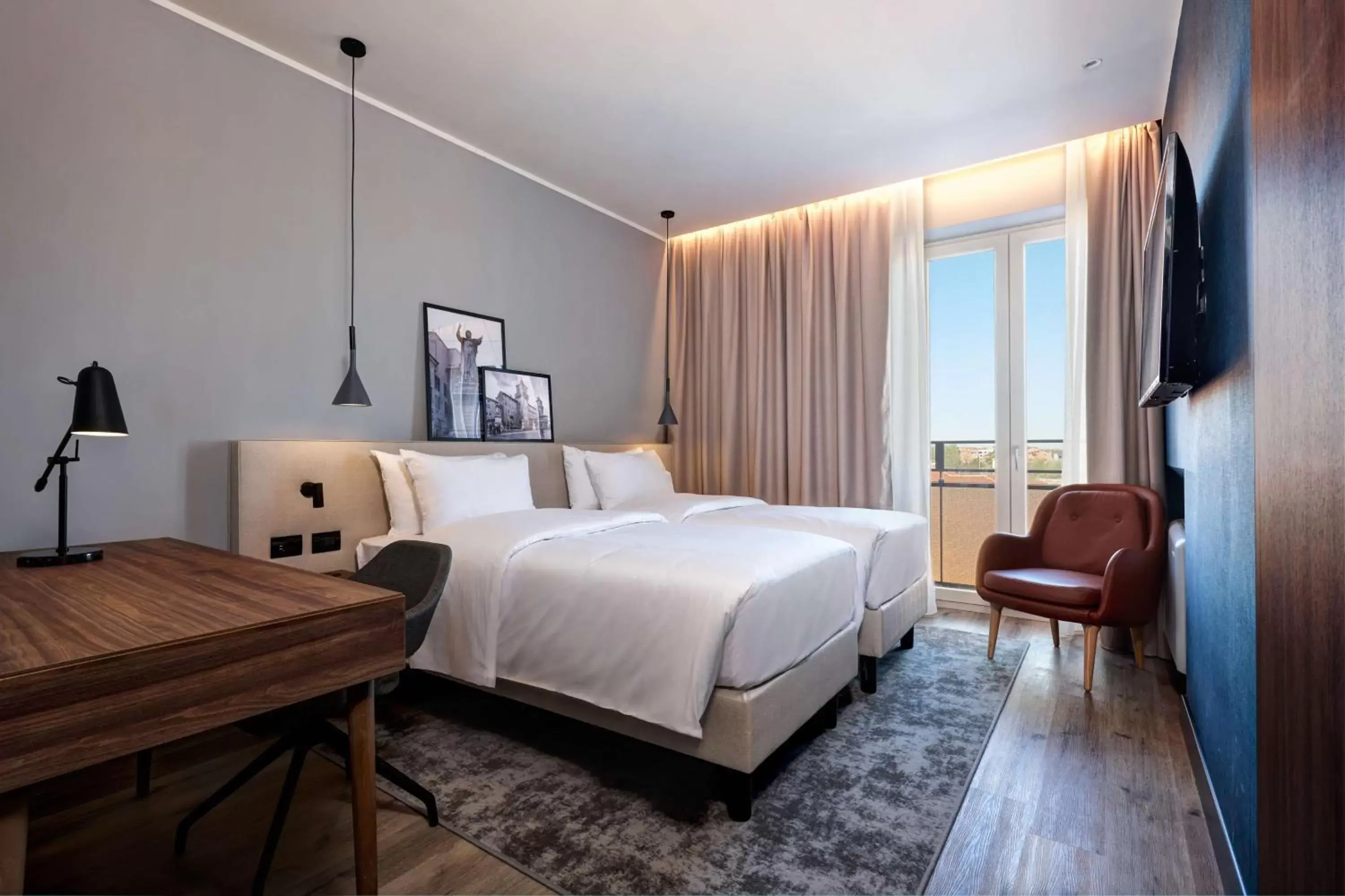 Bedroom, Bed in Radisson Hotel Ferrara