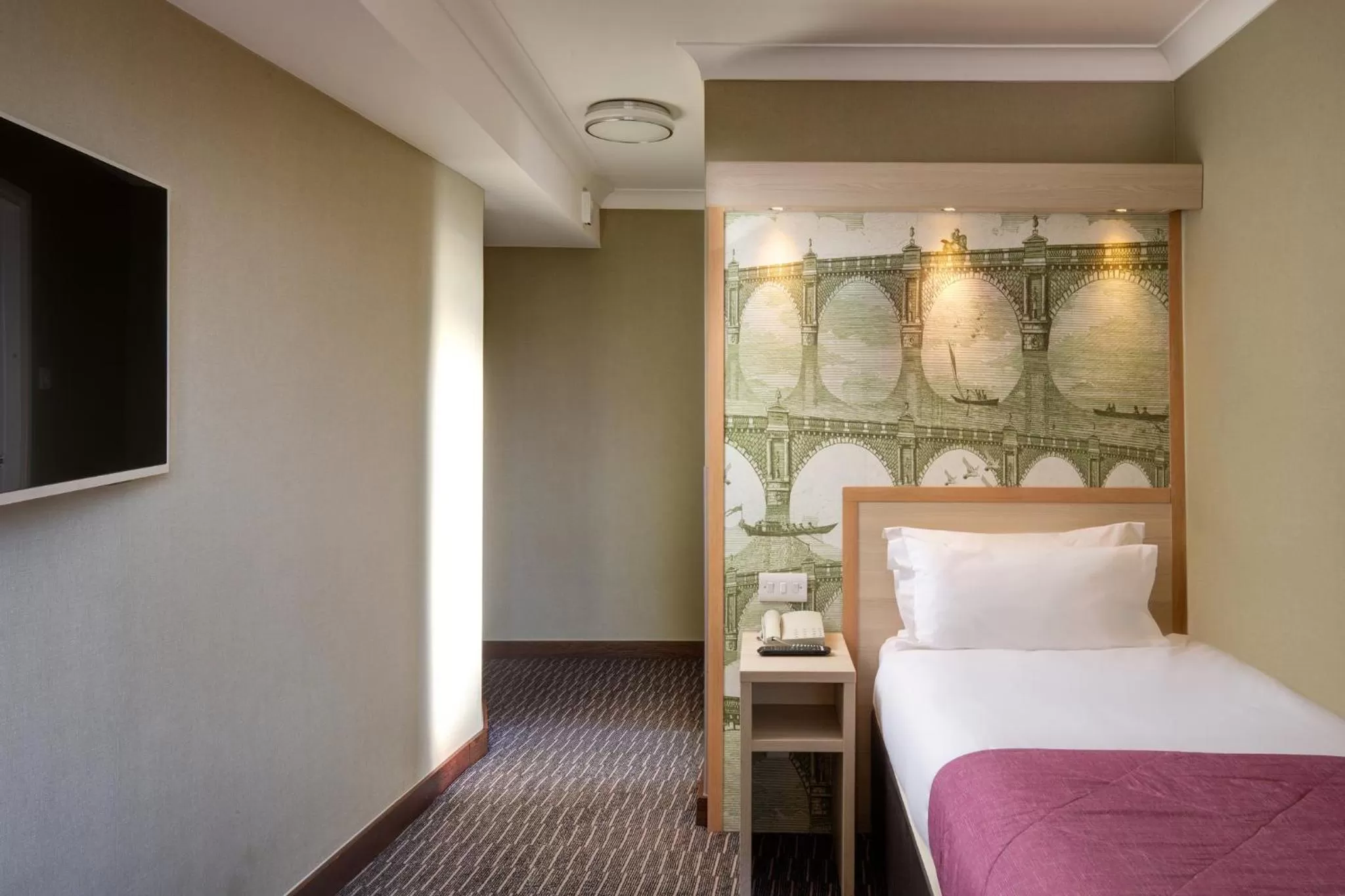 Photo of the whole room, Bed in President Hotel