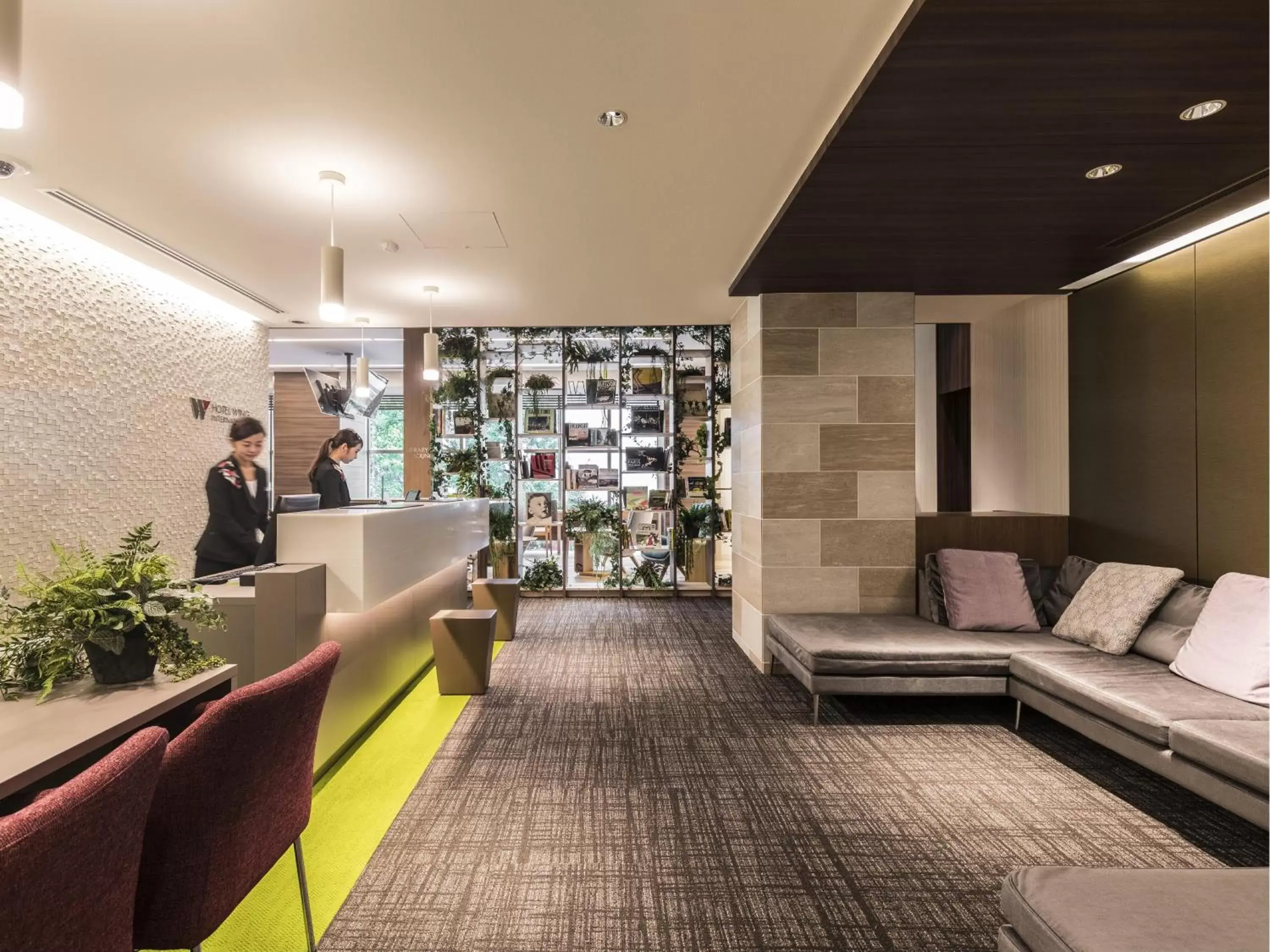 Lobby or reception in Hotel Wing International Hakata Shinkansenguchi Lobby or reception in Hotel Wing International Hakata Shinkansenguchi