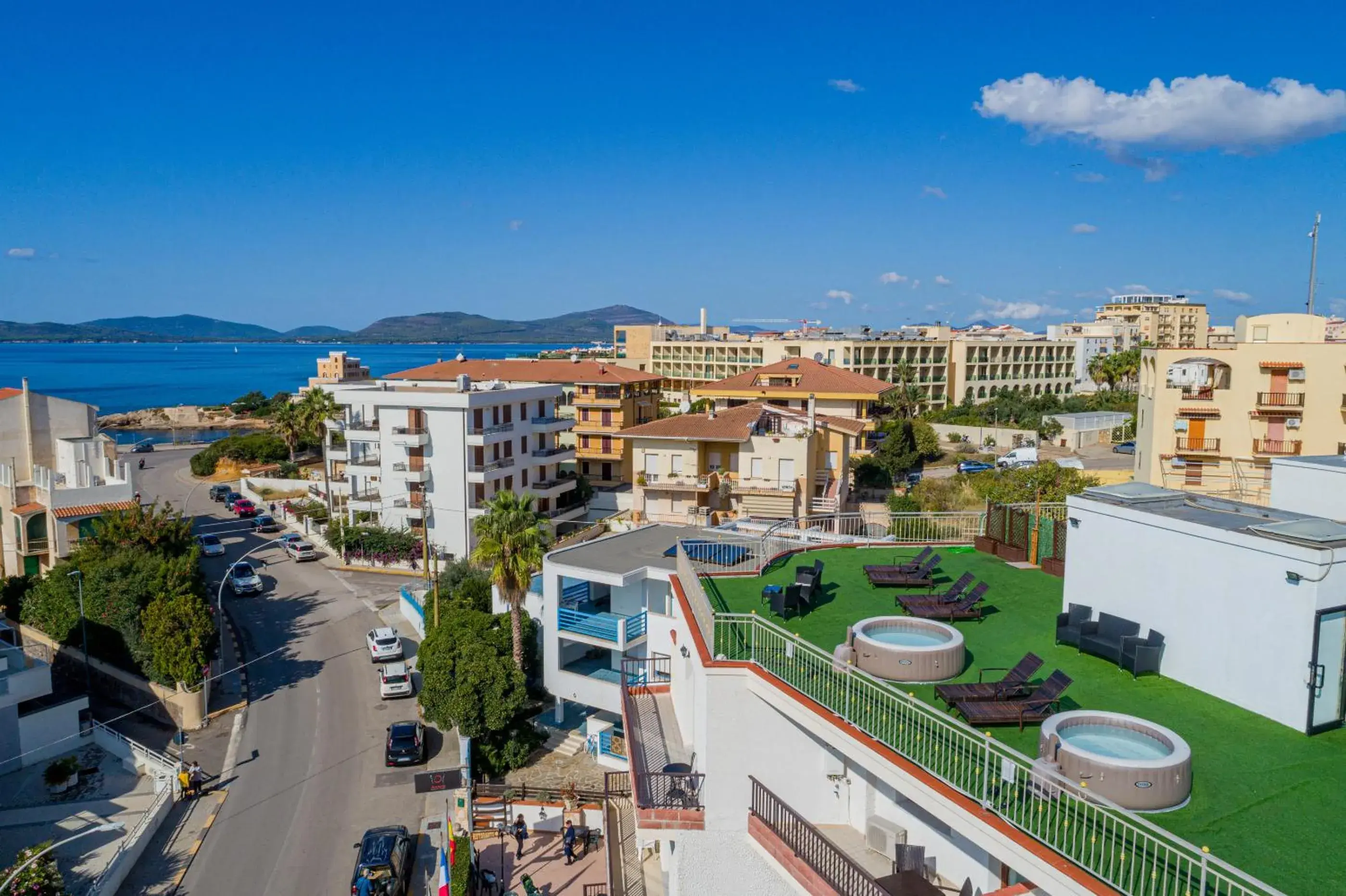 Bird's eye view in Hotel Villa Piras