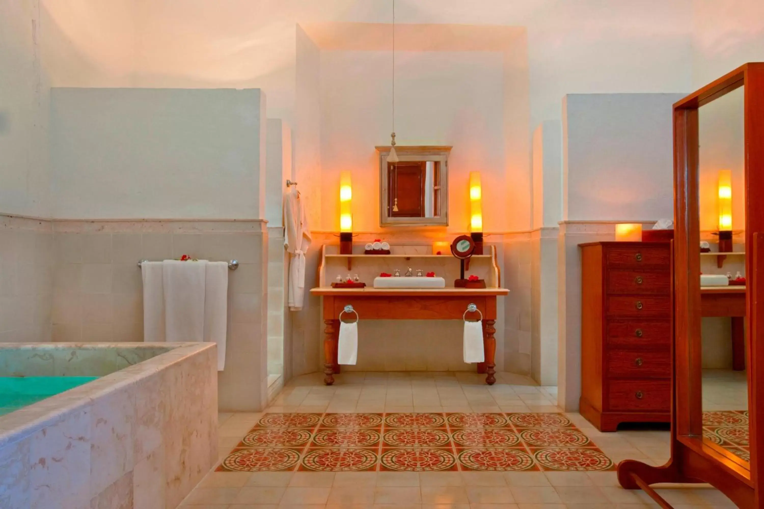 Bathroom in Hacienda Temozon