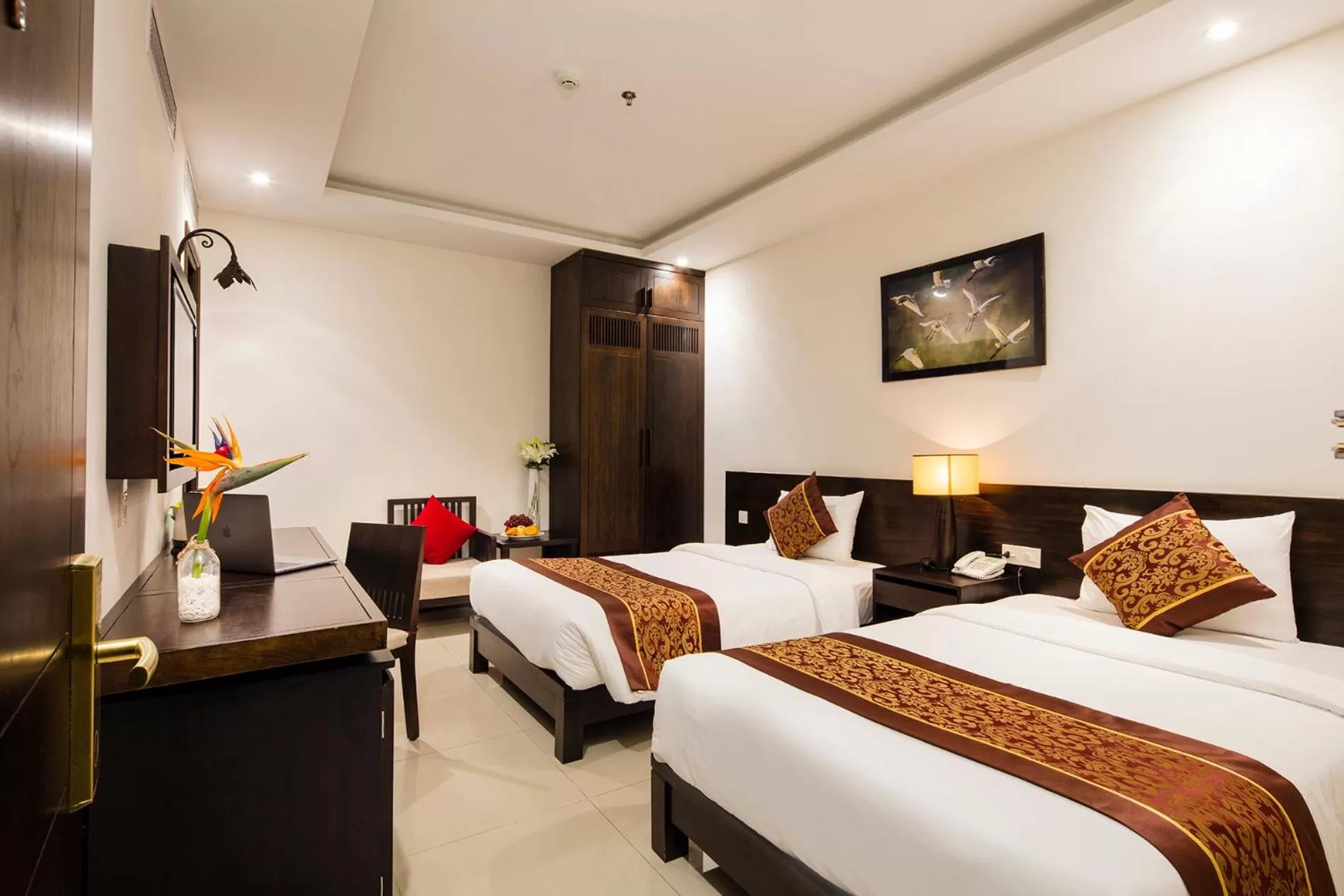 Bed in Edele Nha Trang Hotel