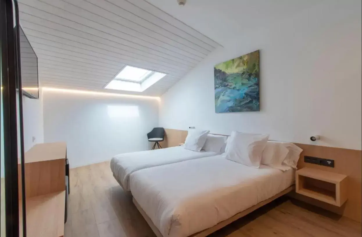 Bed in Hotel Cortabitarte Bed in Hotel Cortabitarte