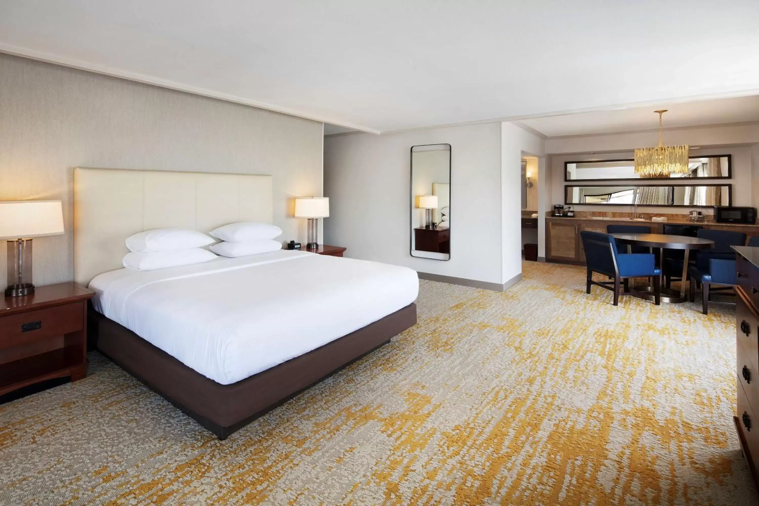 Bed in DoubleTree by Hilton Ontario Airport