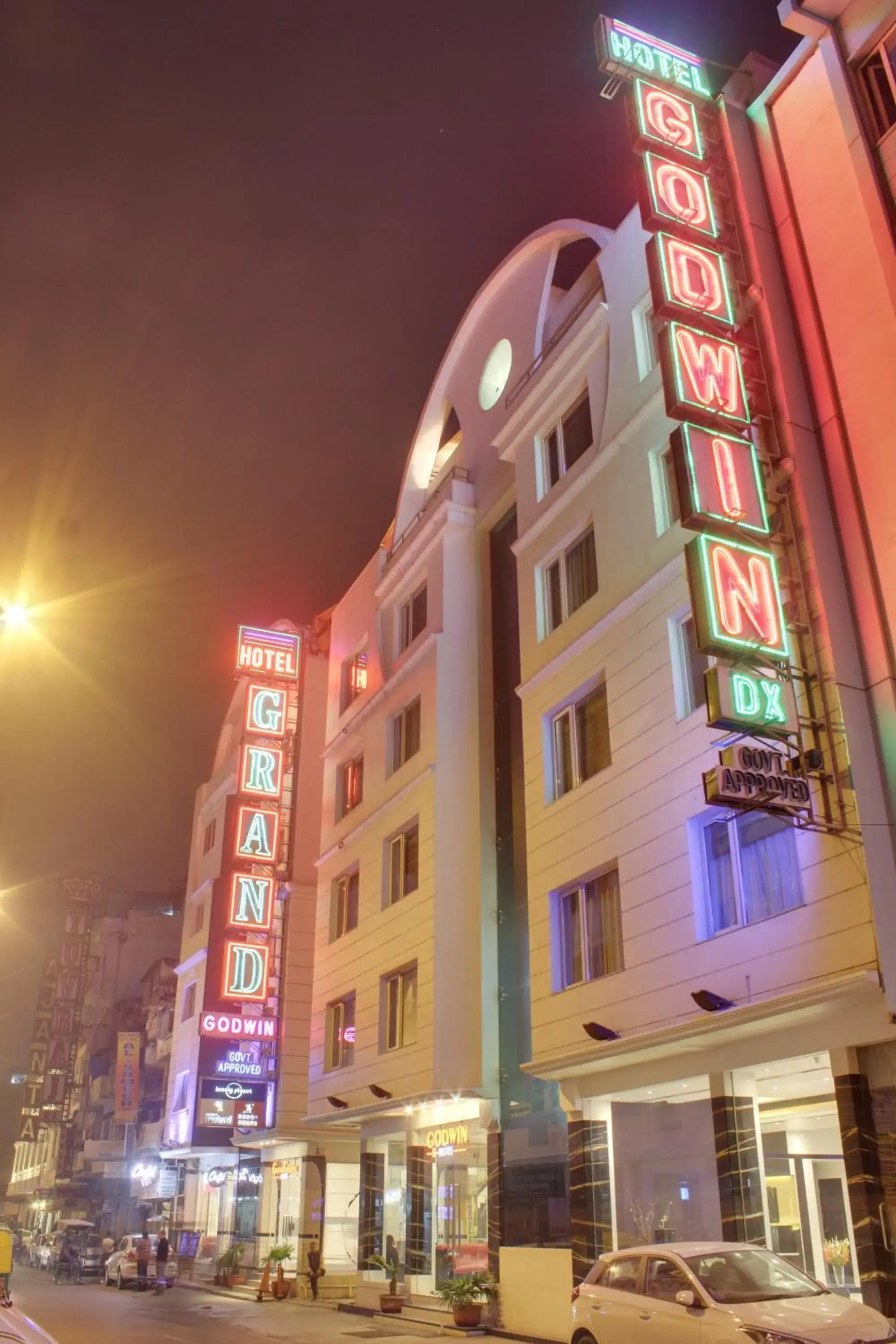 Facade/entrance, Property Building in Hotel GODWIN DELUXE - New Delhi Railway Station - Paharganj