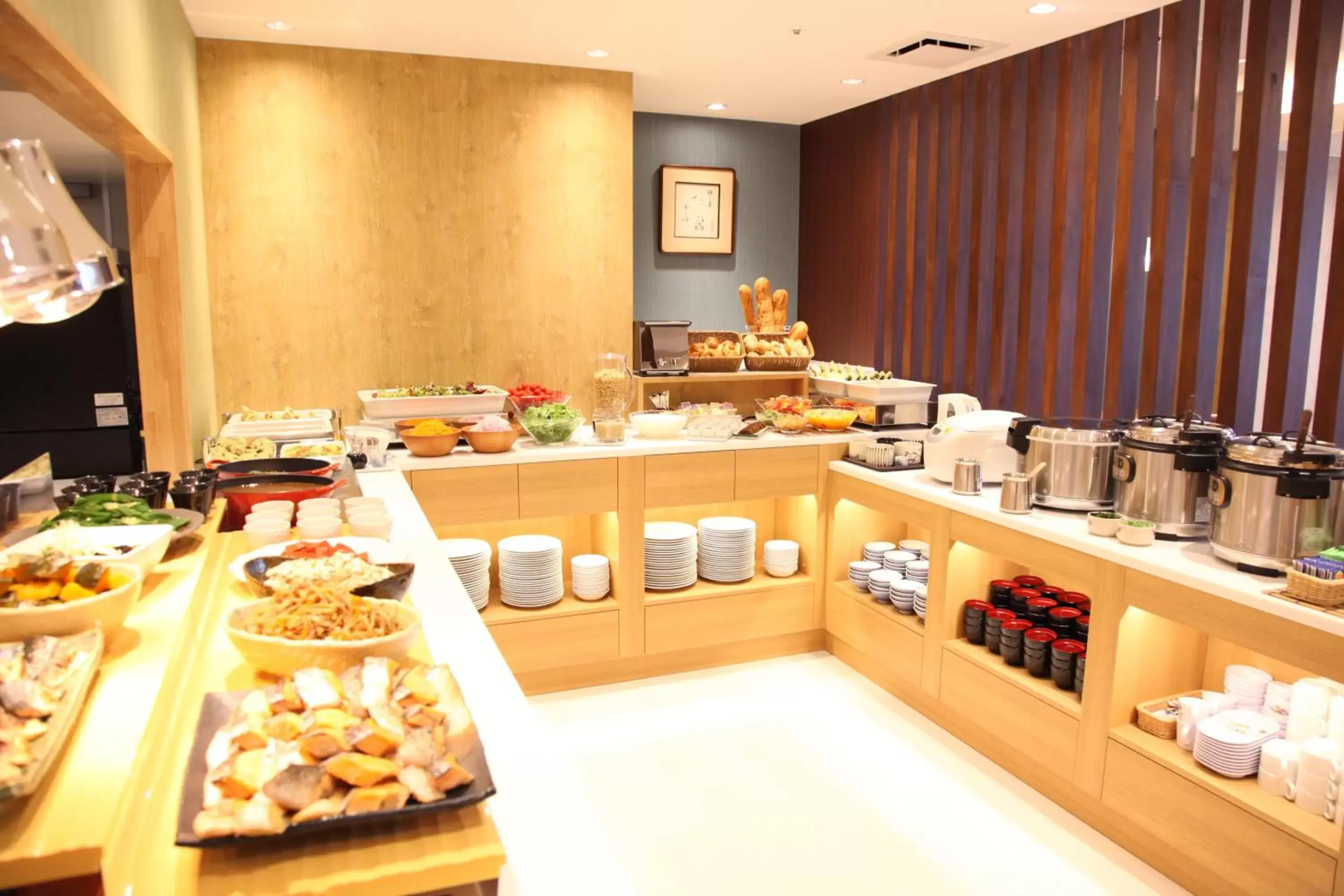 Buffet breakfast, Food in Urban Hotel Kusatsu