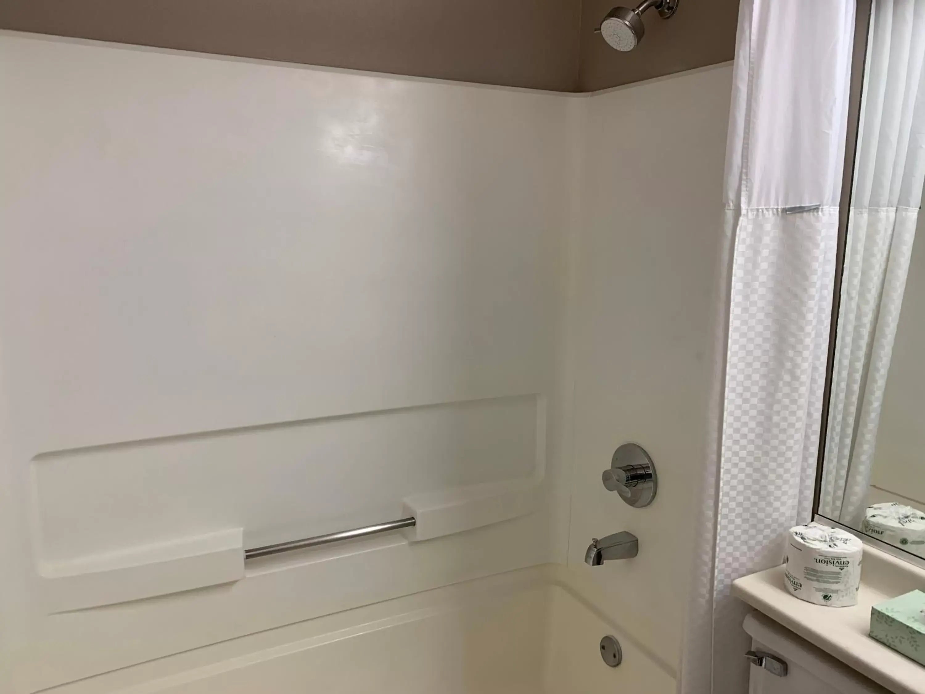 Bathroom in Super 8 by Wyndham Greeley