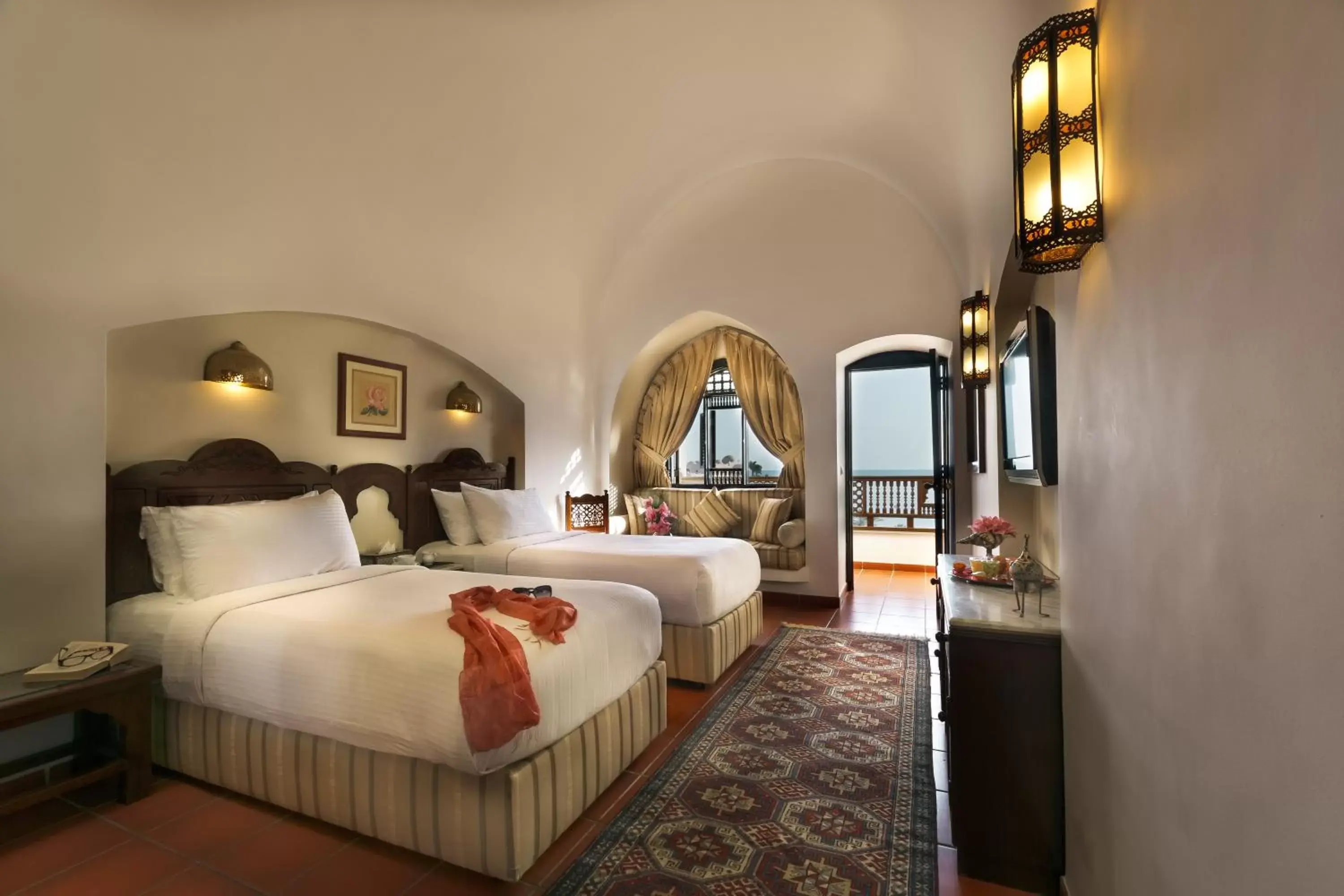 Bed in Movenpick Resort Sharm El Sheikh