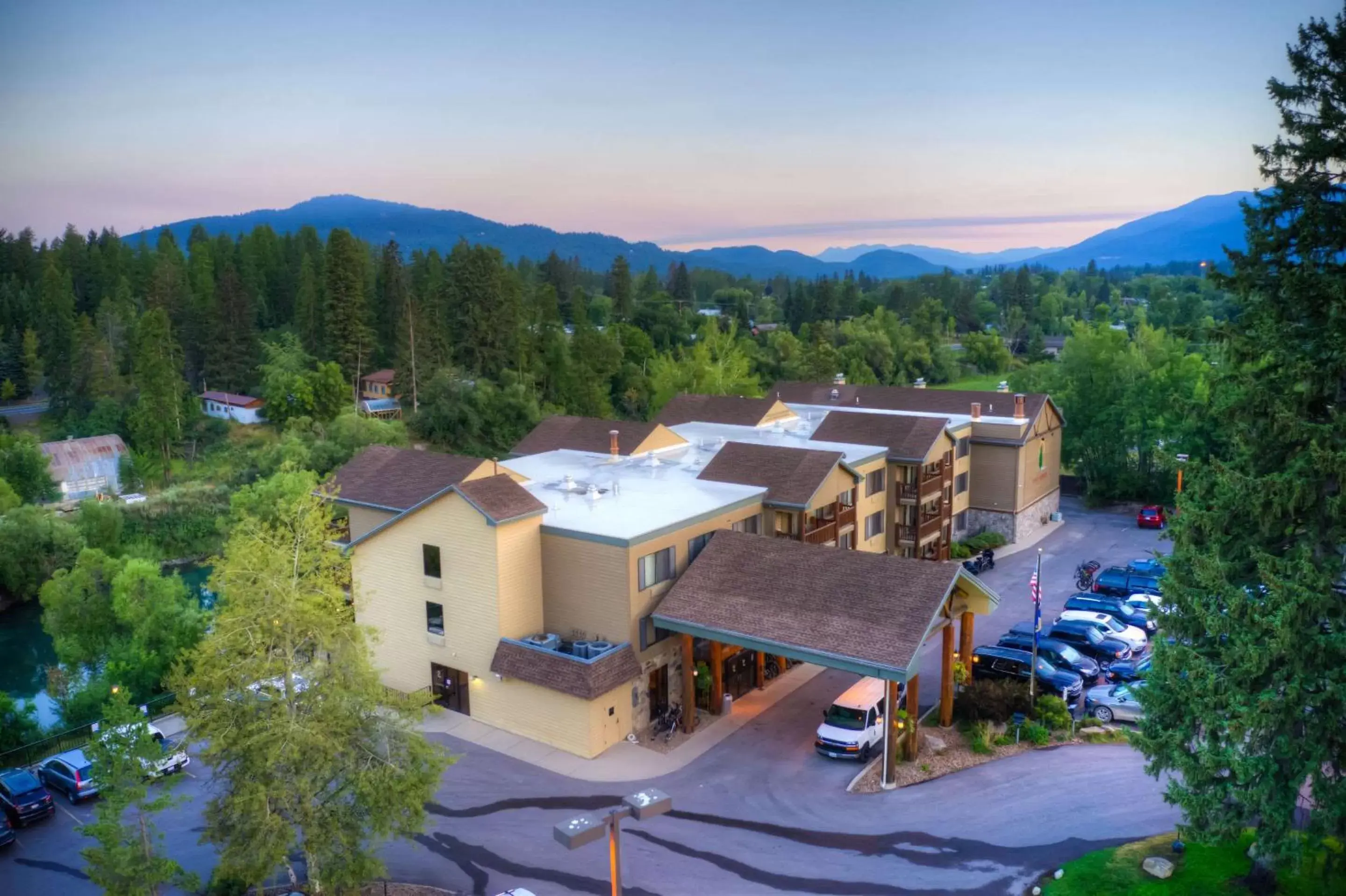 Property building, Bird's-eye View in The Pine Lodge on Whitefish River, Ascend Hotel Collection