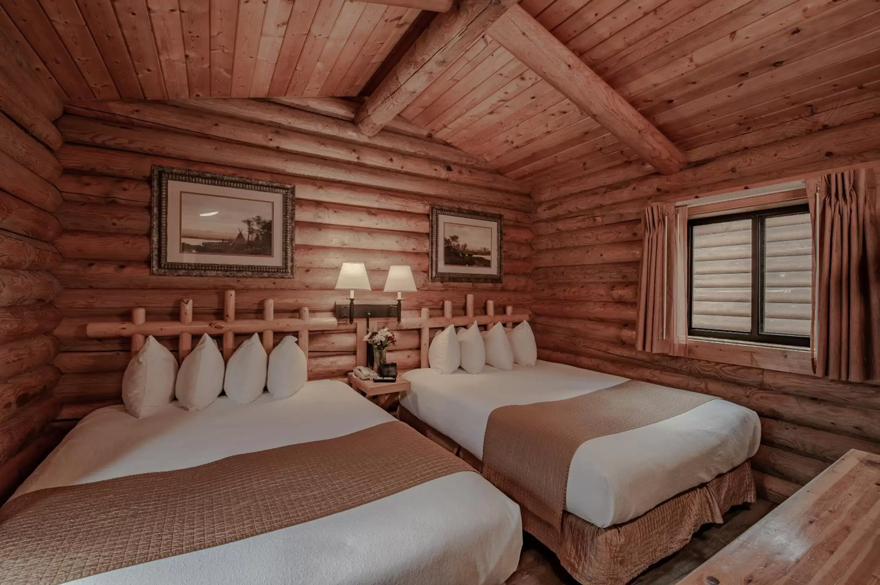 Bed in Cowboy Village Resort