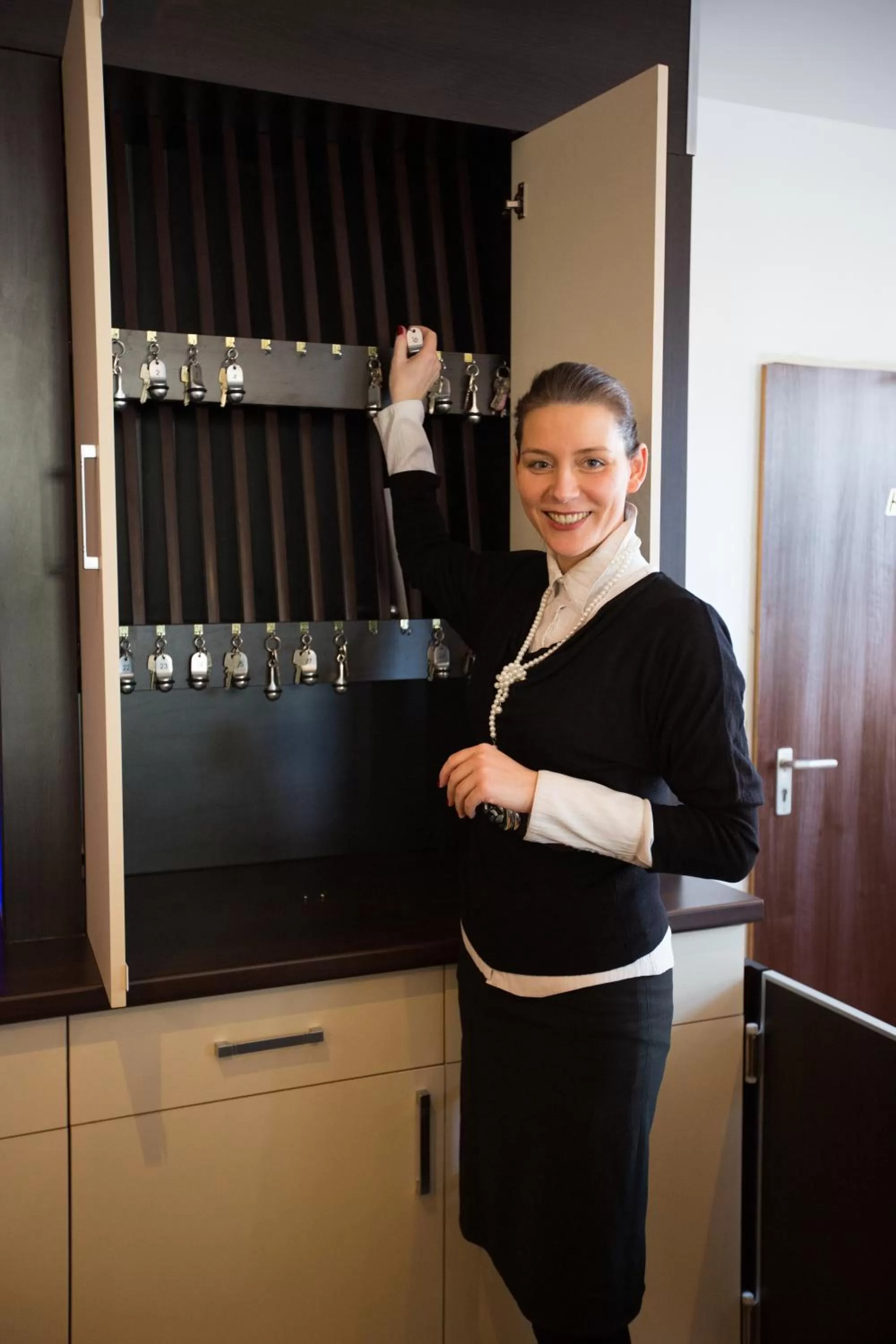 Lobby or reception in Boutique Hotel Goldene Henne