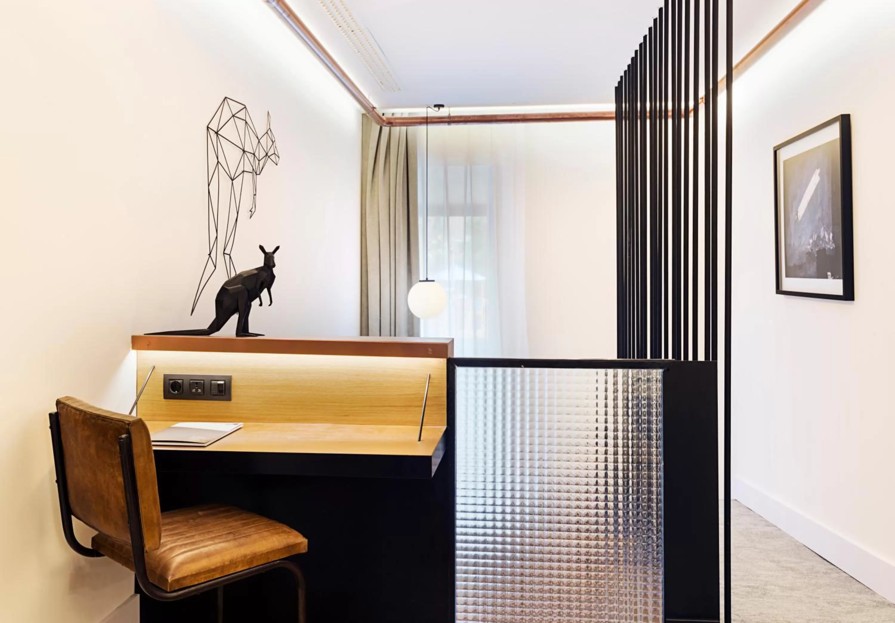 Decorative detail in One Shot Tabakalera House