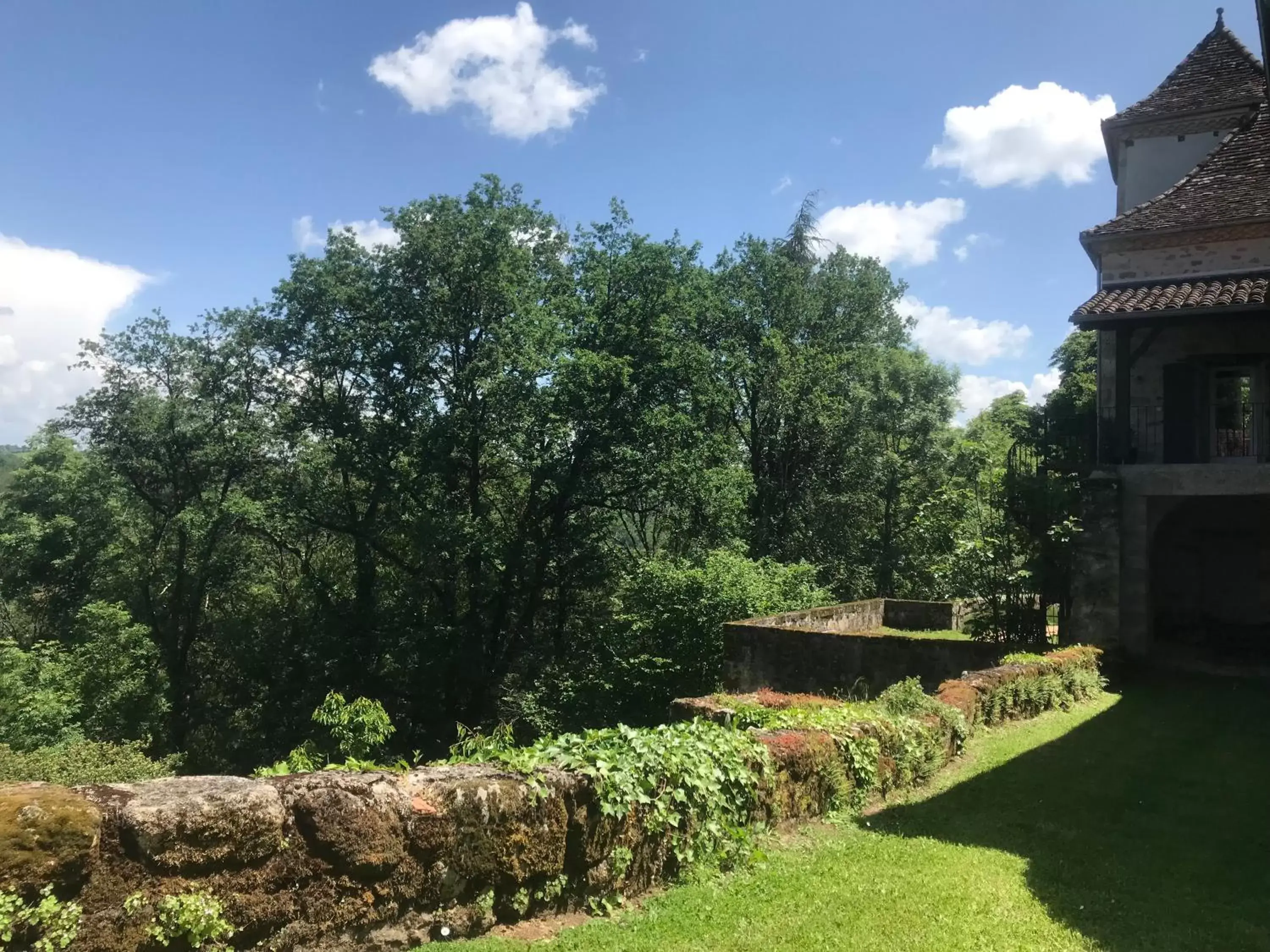 Natural landscape, Garden in Château de Bataillé