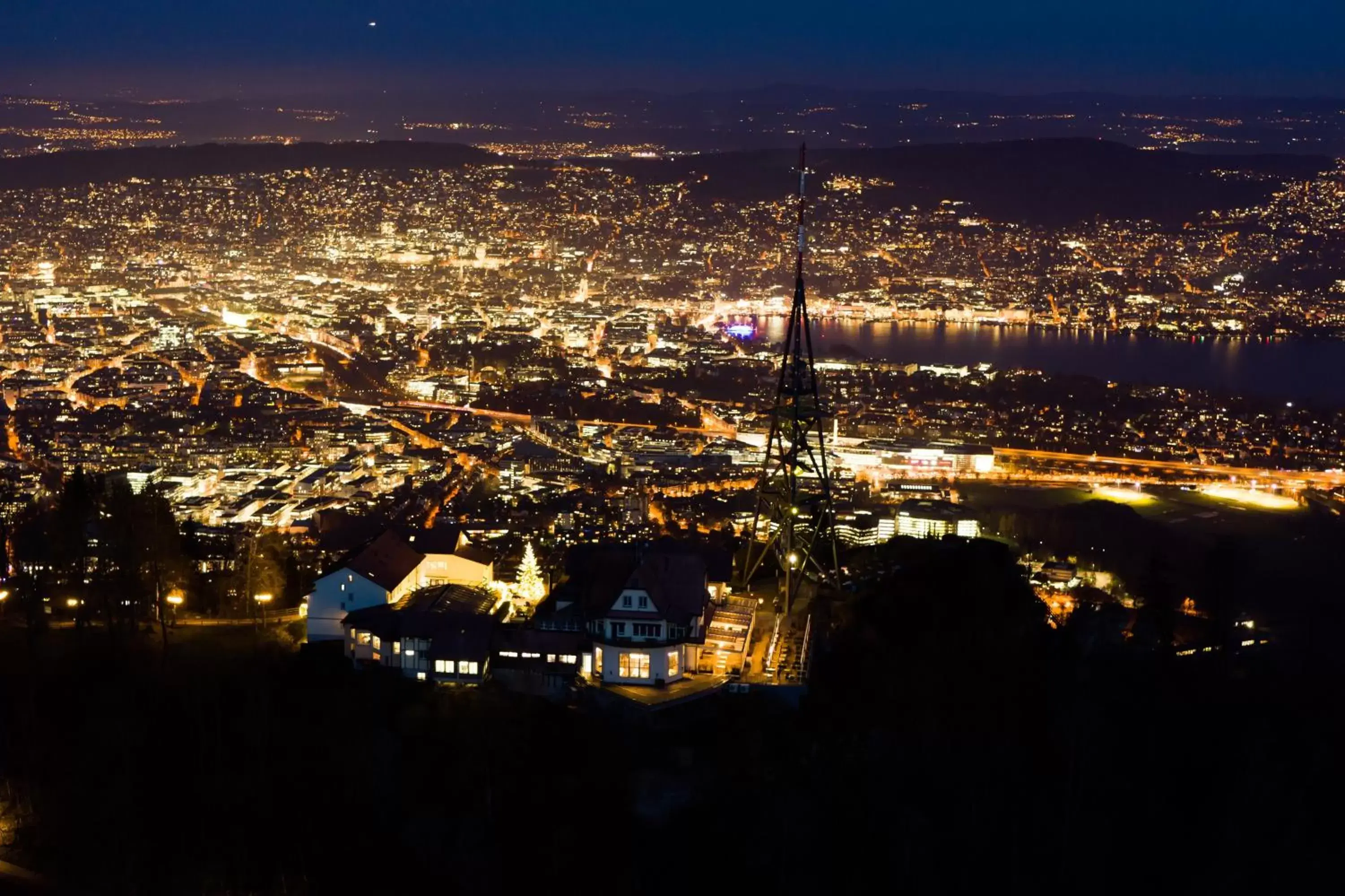 City view, Bird's-eye View in Hotel UTO KULM - car-free