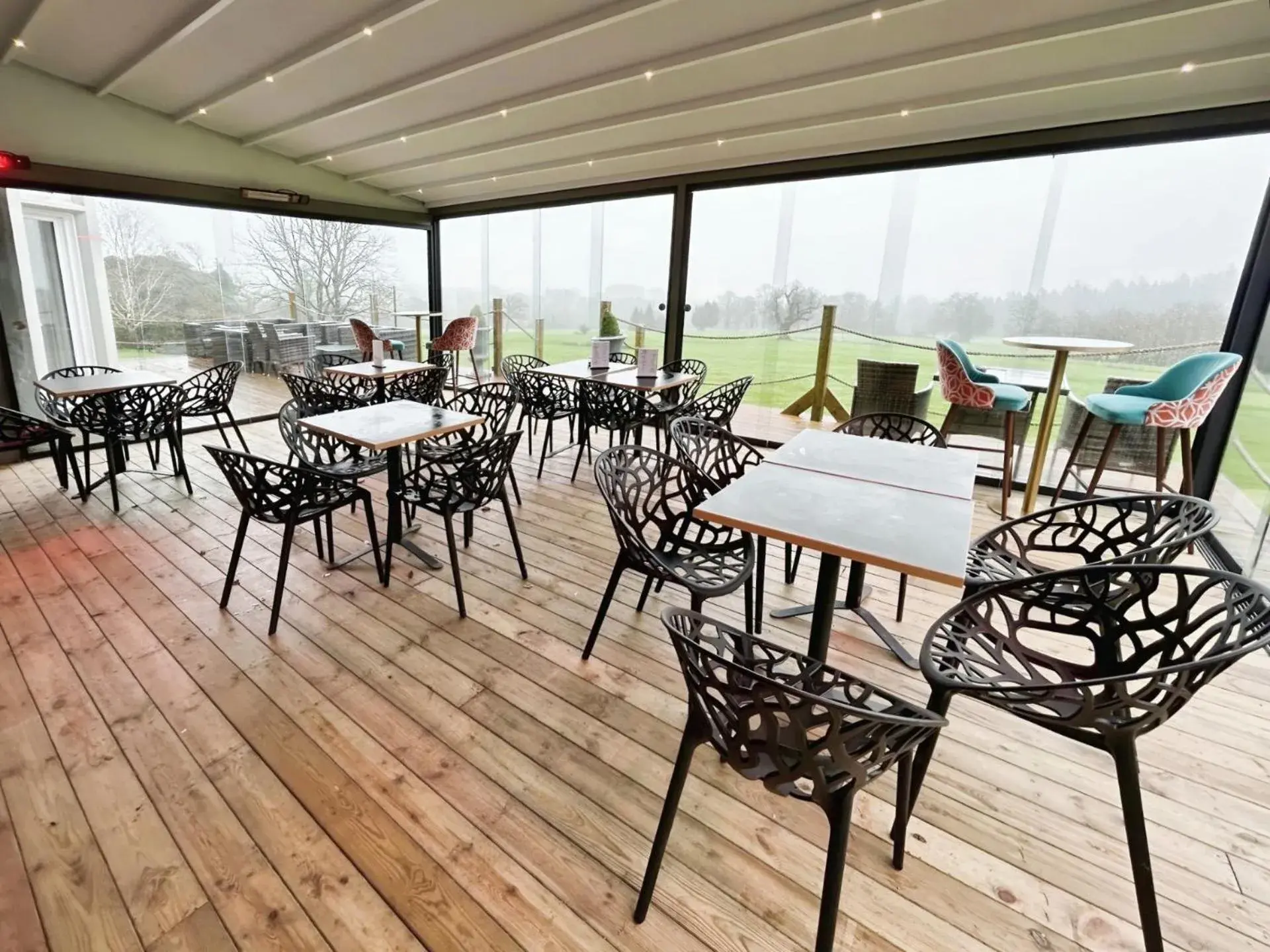 Balcony/Terrace, Restaurant/Places to Eat in Welbeck Manor and Golf