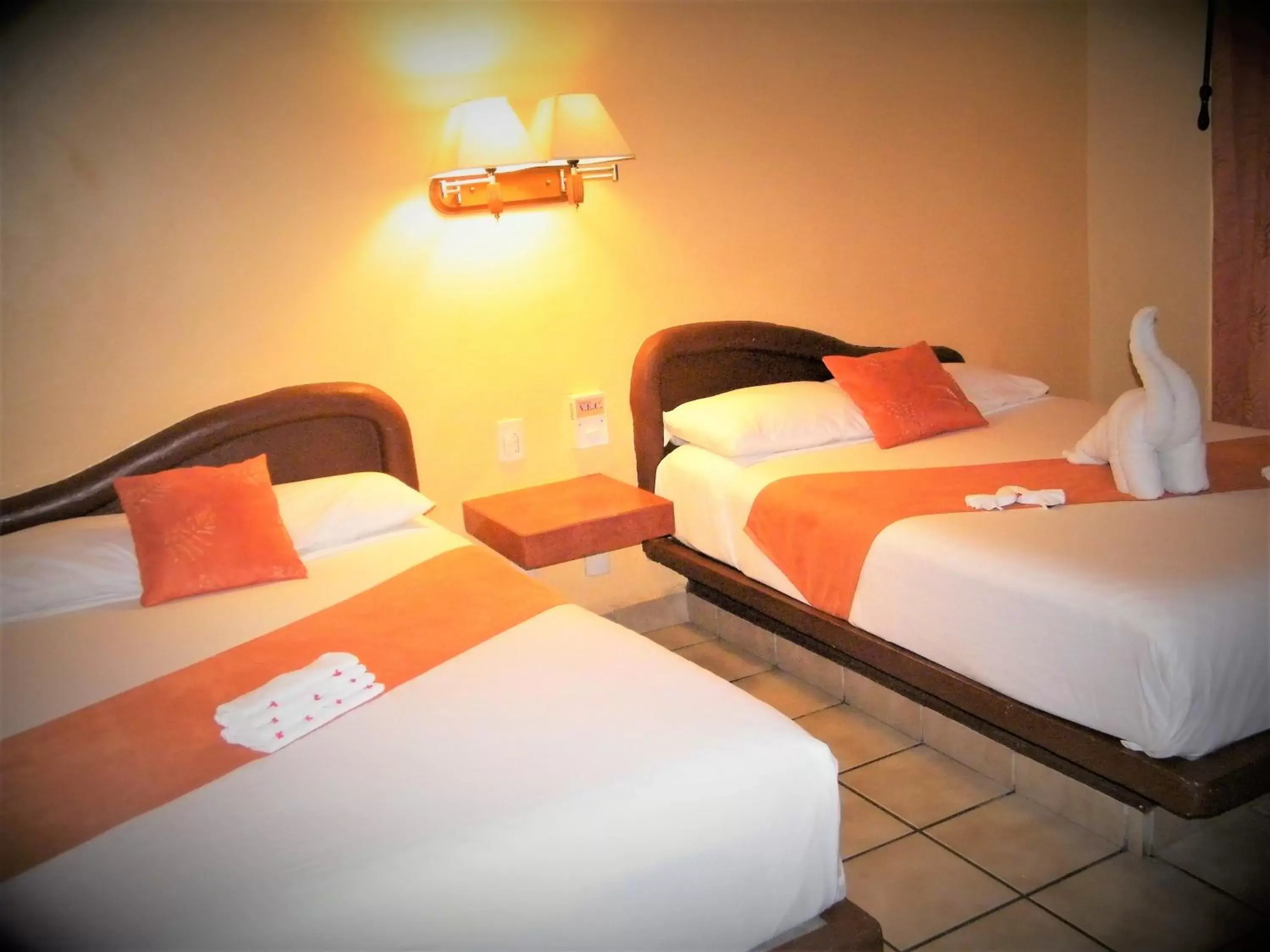 Bed in Hotel LunaSol