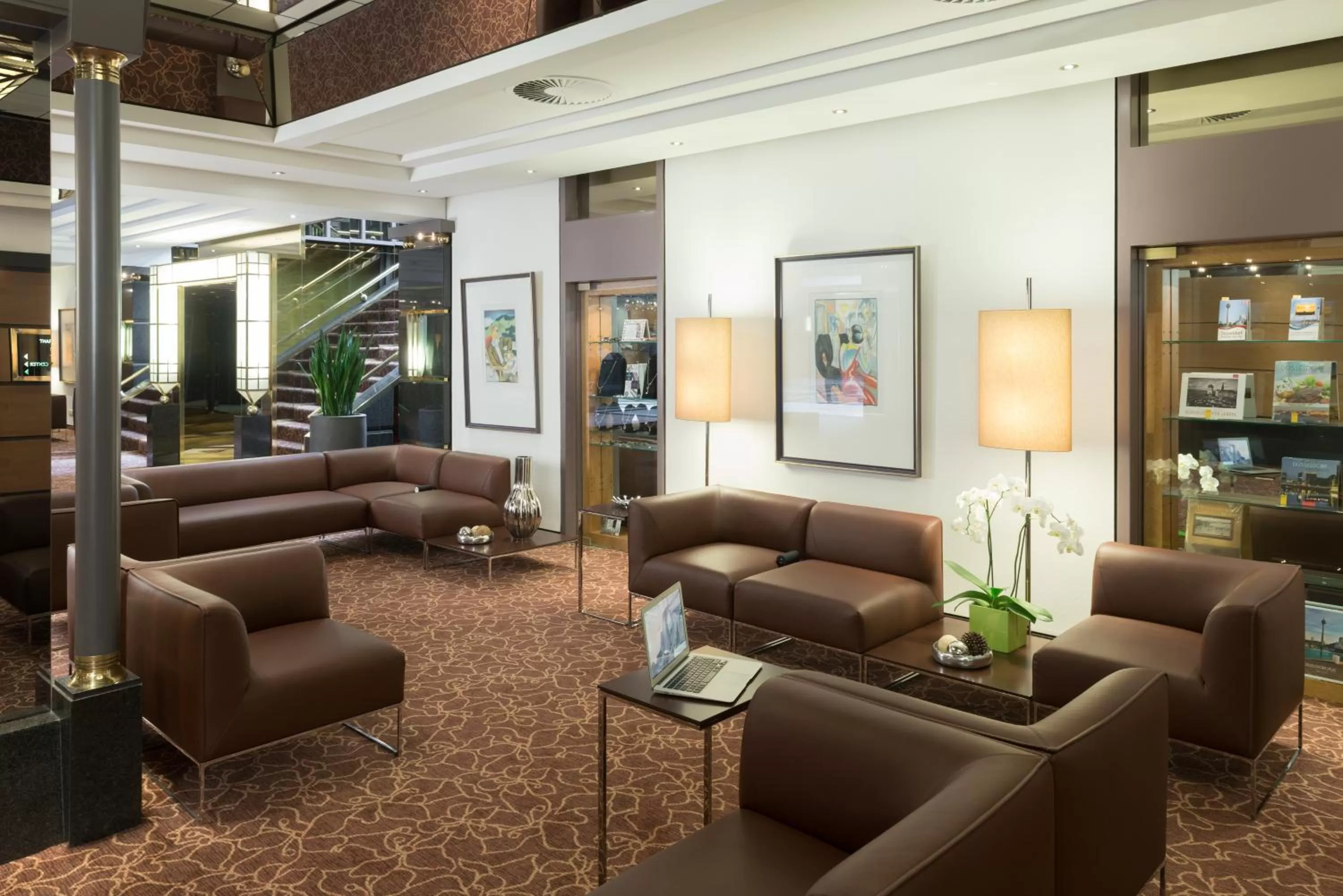 Lobby or reception in Lindner Hotel Dusseldorf Seestern, part of JdV by Hyatt