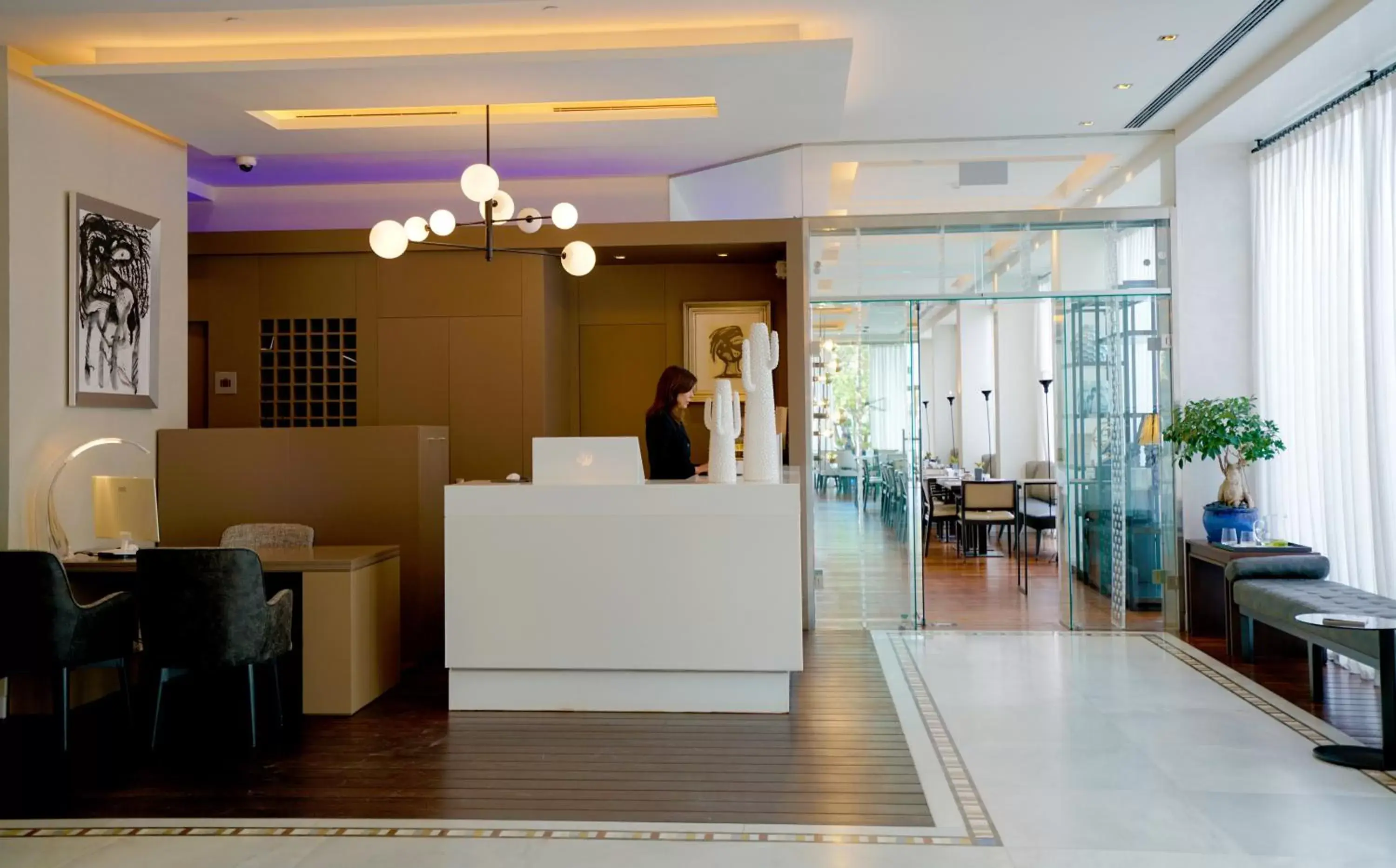 Lobby or reception, Lobby/Reception in Hotel MiM Sitges & Spa